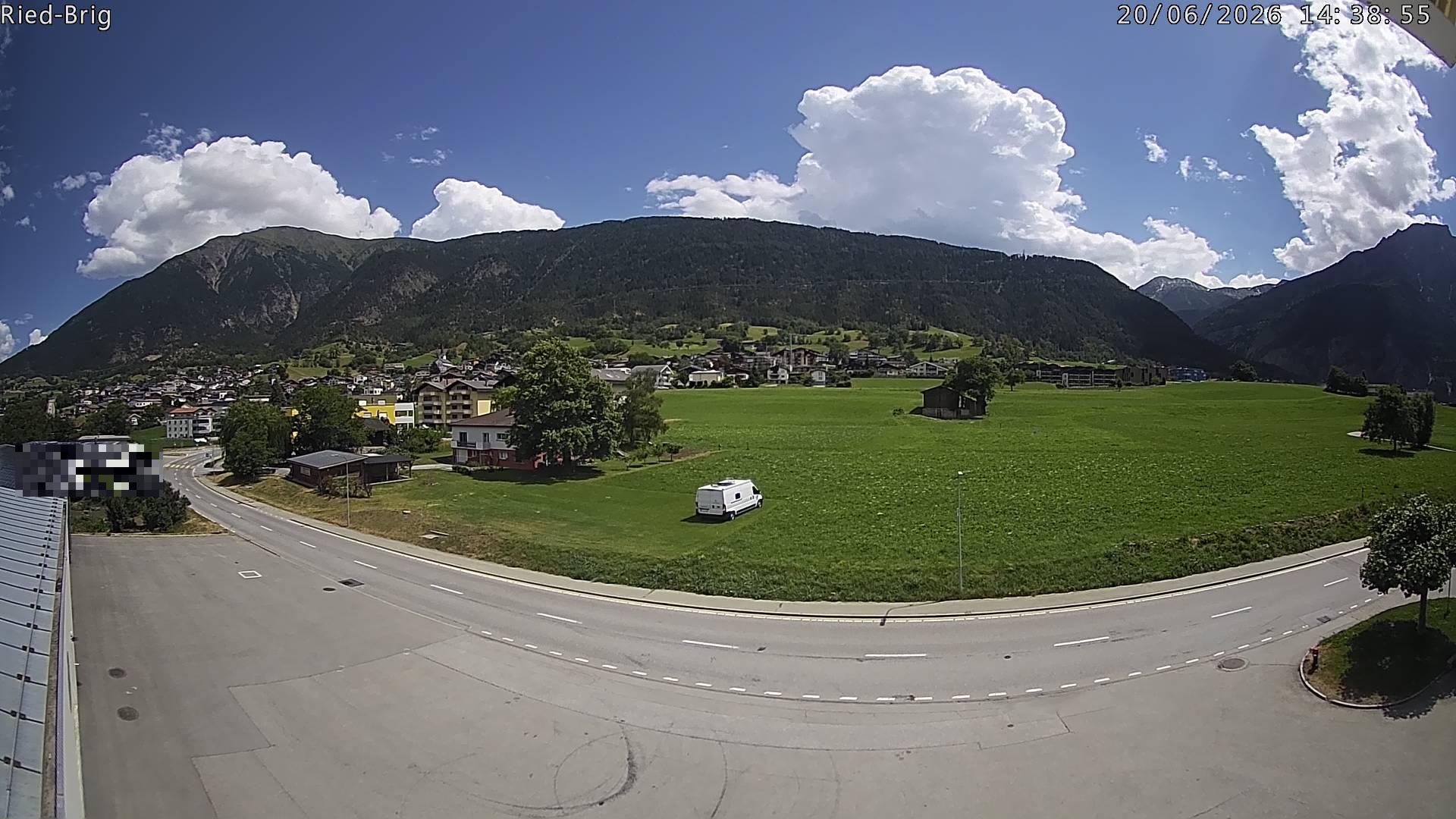 Archiv Foto Webcam Ried-Brig Süd