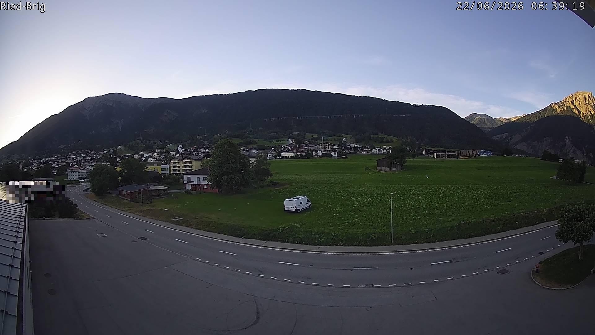 Archiv Foto Webcam Ried-Brig Süd