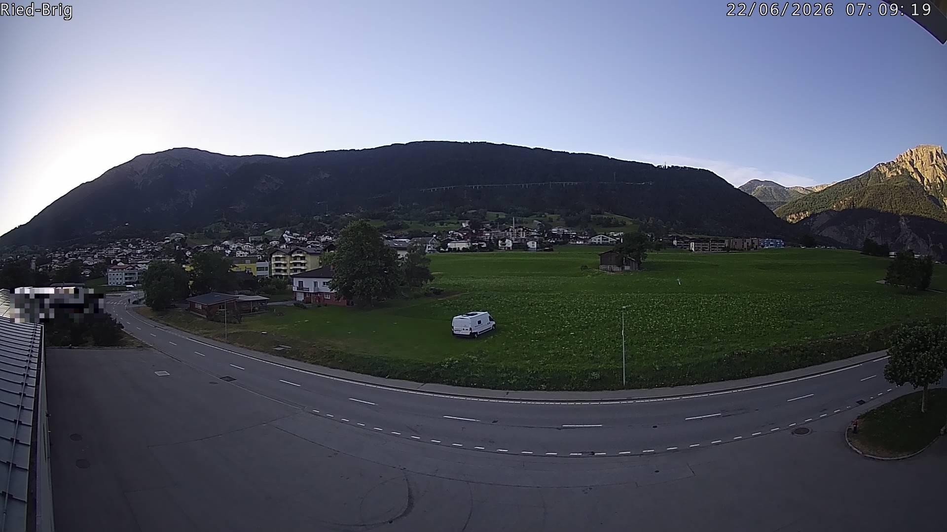 Archiv Foto Webcam Ried-Brig Süd