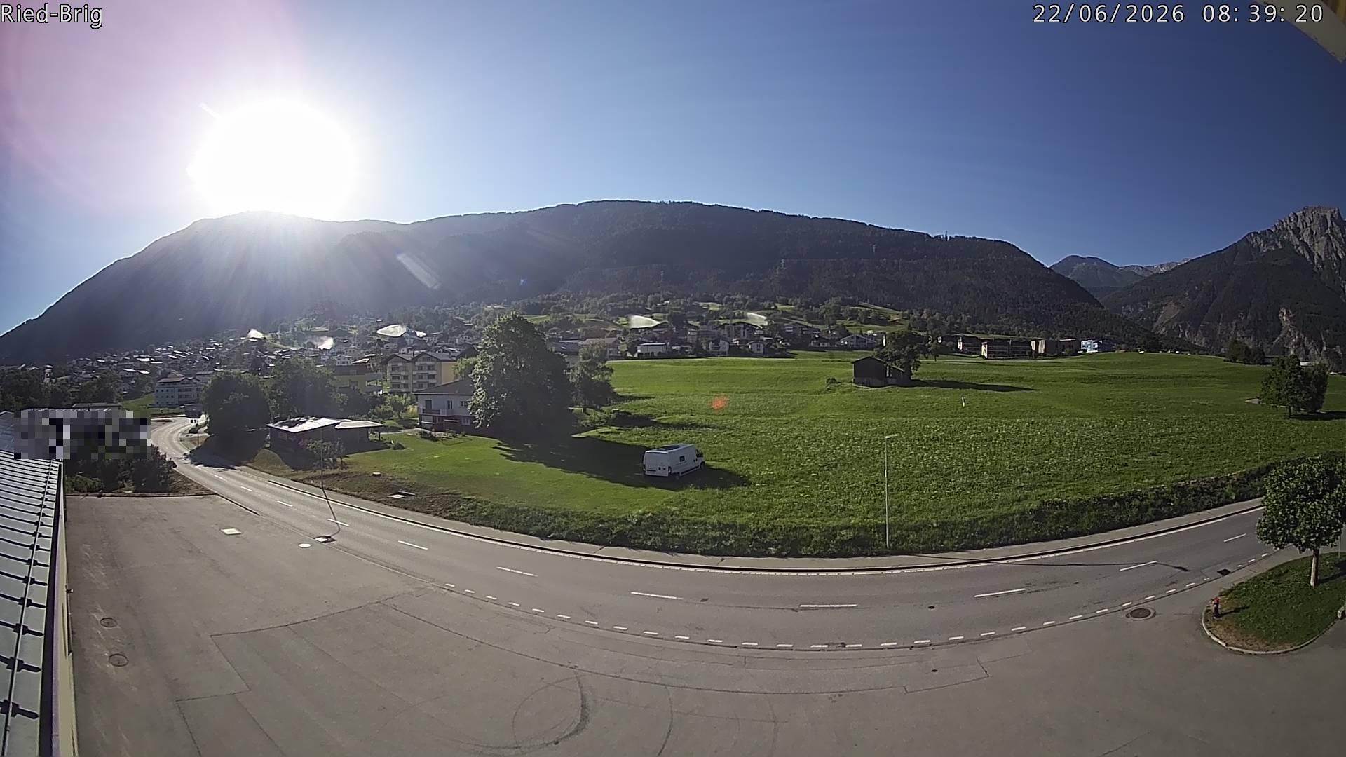 Archiv Foto Webcam Ried-Brig Süd
