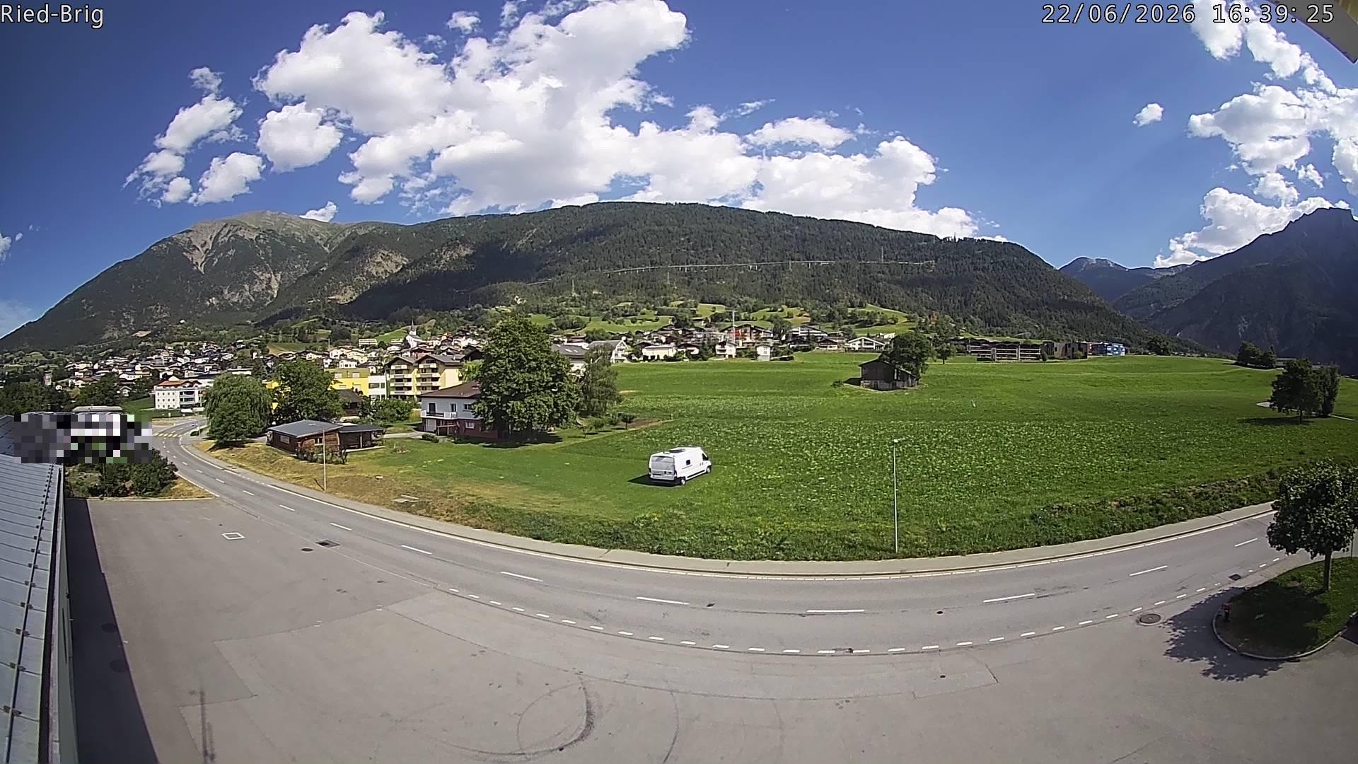 Archiv Foto Webcam Ried-Brig Süd