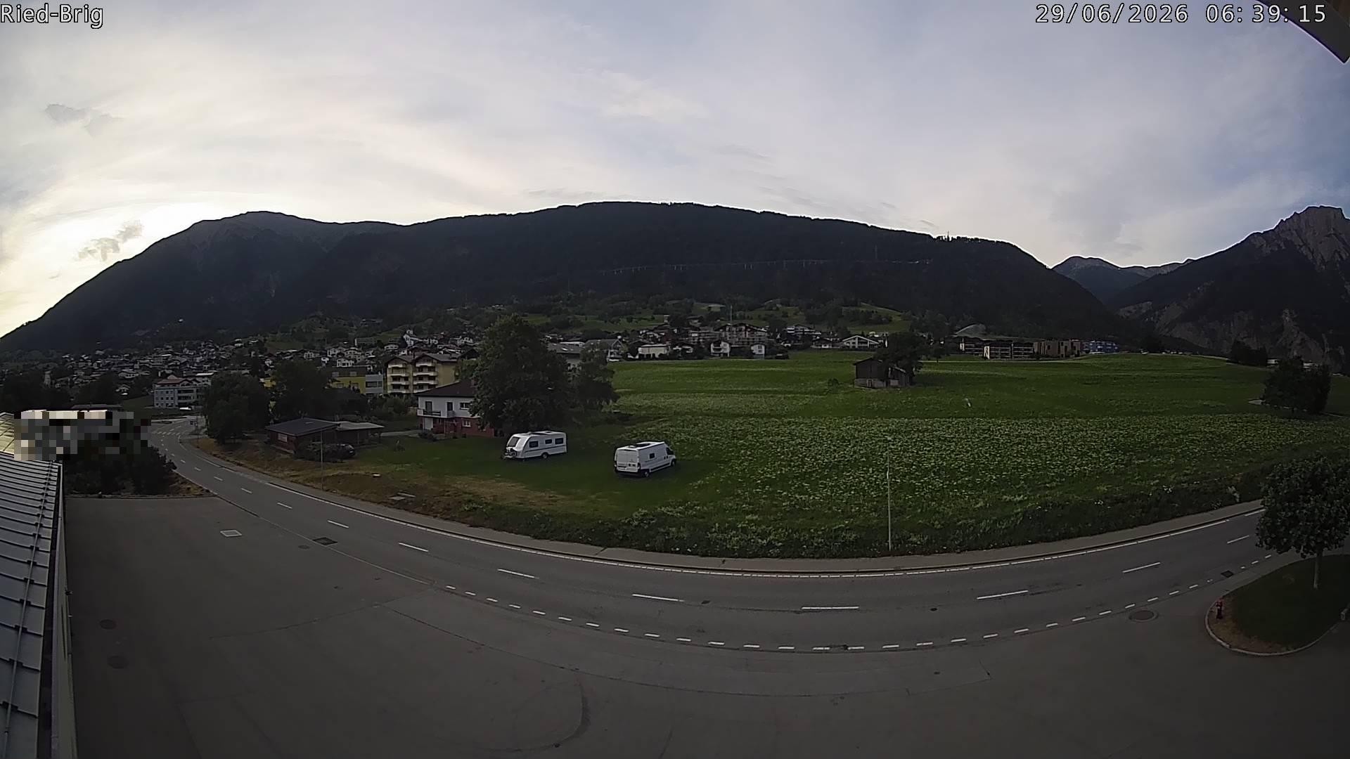 Archiv Foto Webcam Ried-Brig Süd