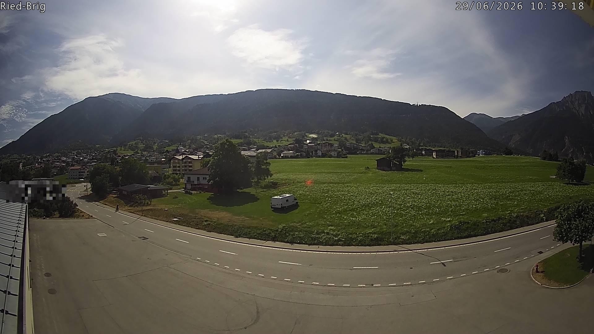 Archiv Foto Webcam Ried-Brig Süd