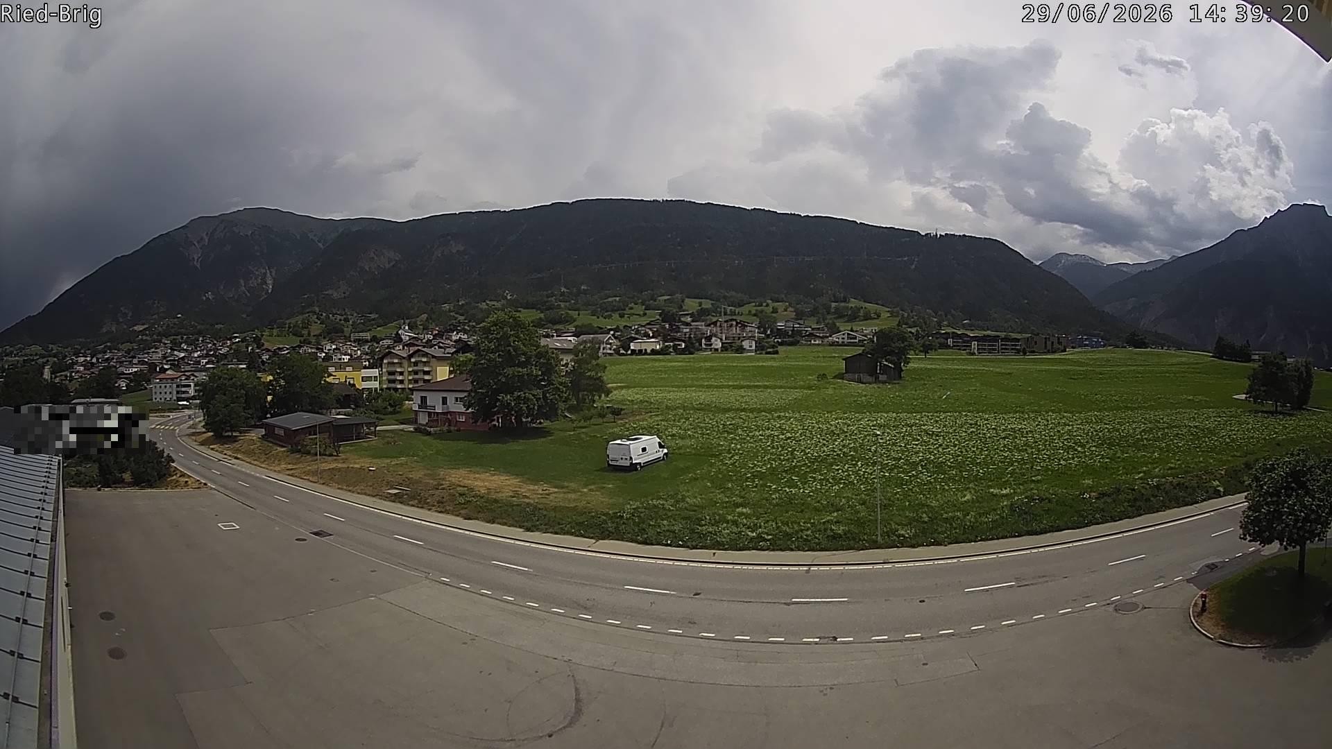 Archiv Foto Webcam Ried-Brig Süd