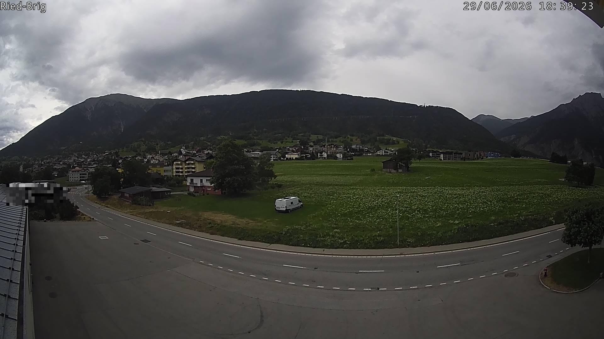 Archiv Foto Webcam Ried-Brig Süd