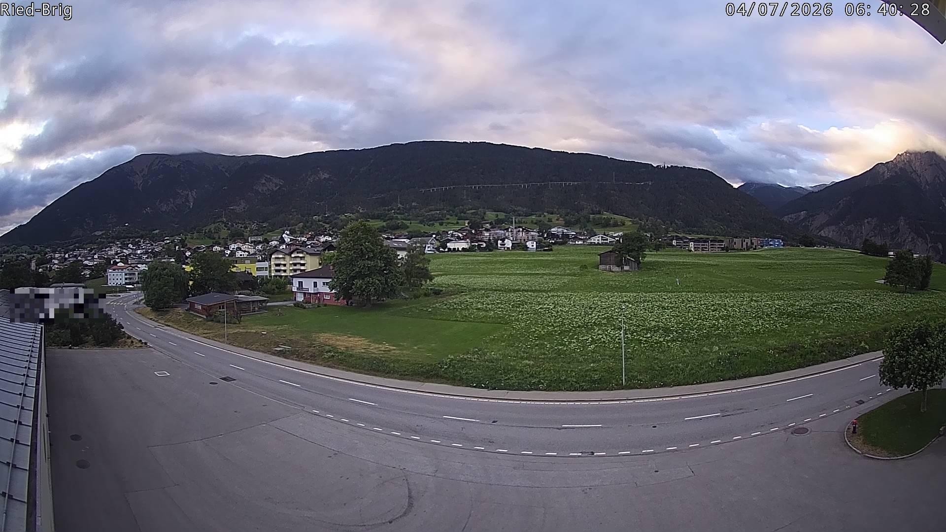 Archiv Foto Webcam Ried-Brig Süd