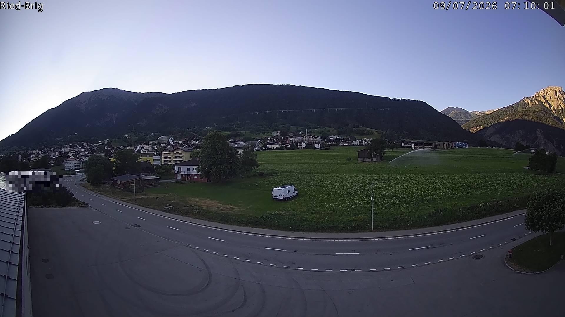Archiv Foto Webcam Ried-Brig Süd