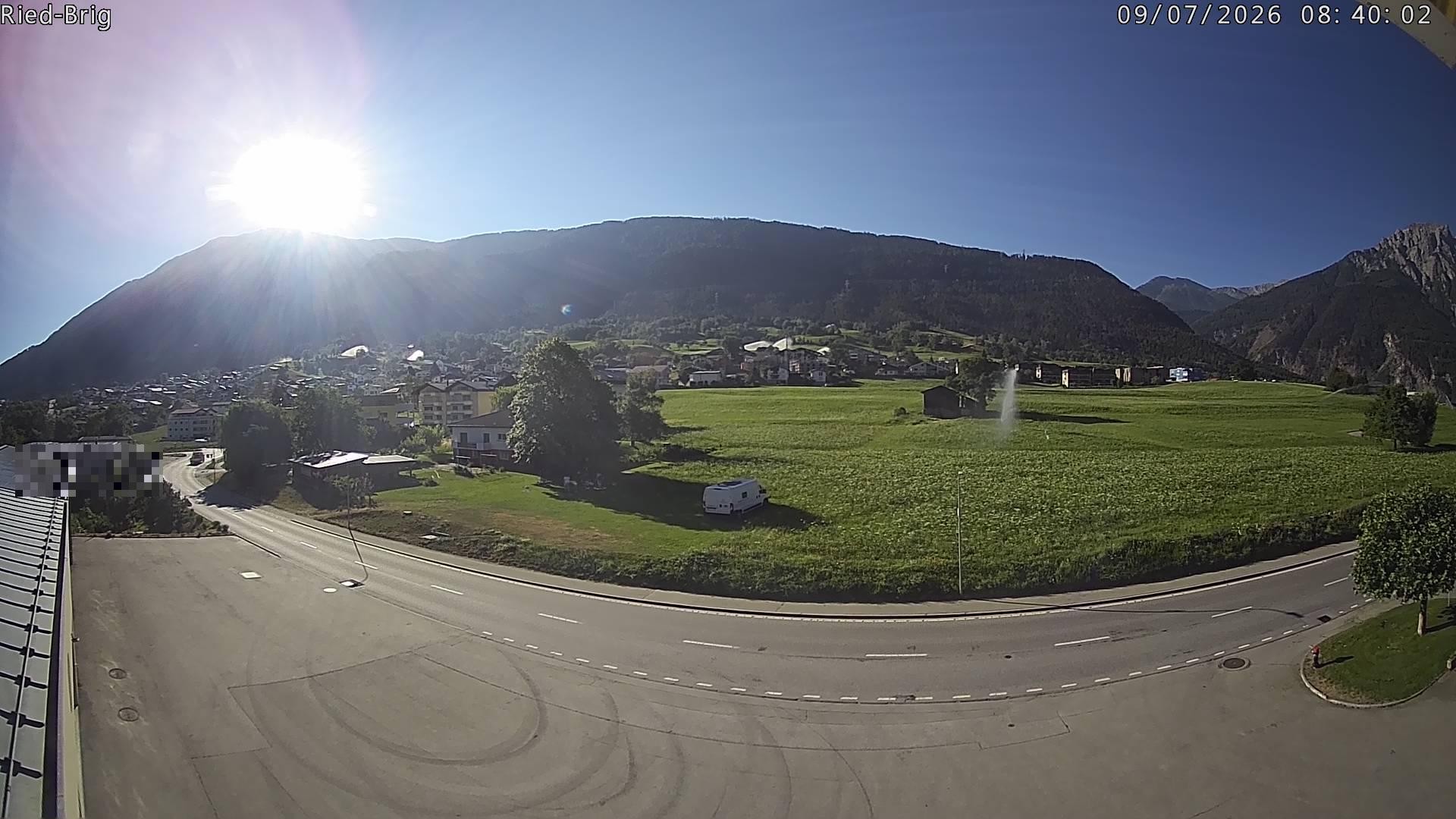Archiv Foto Webcam Ried-Brig Süd