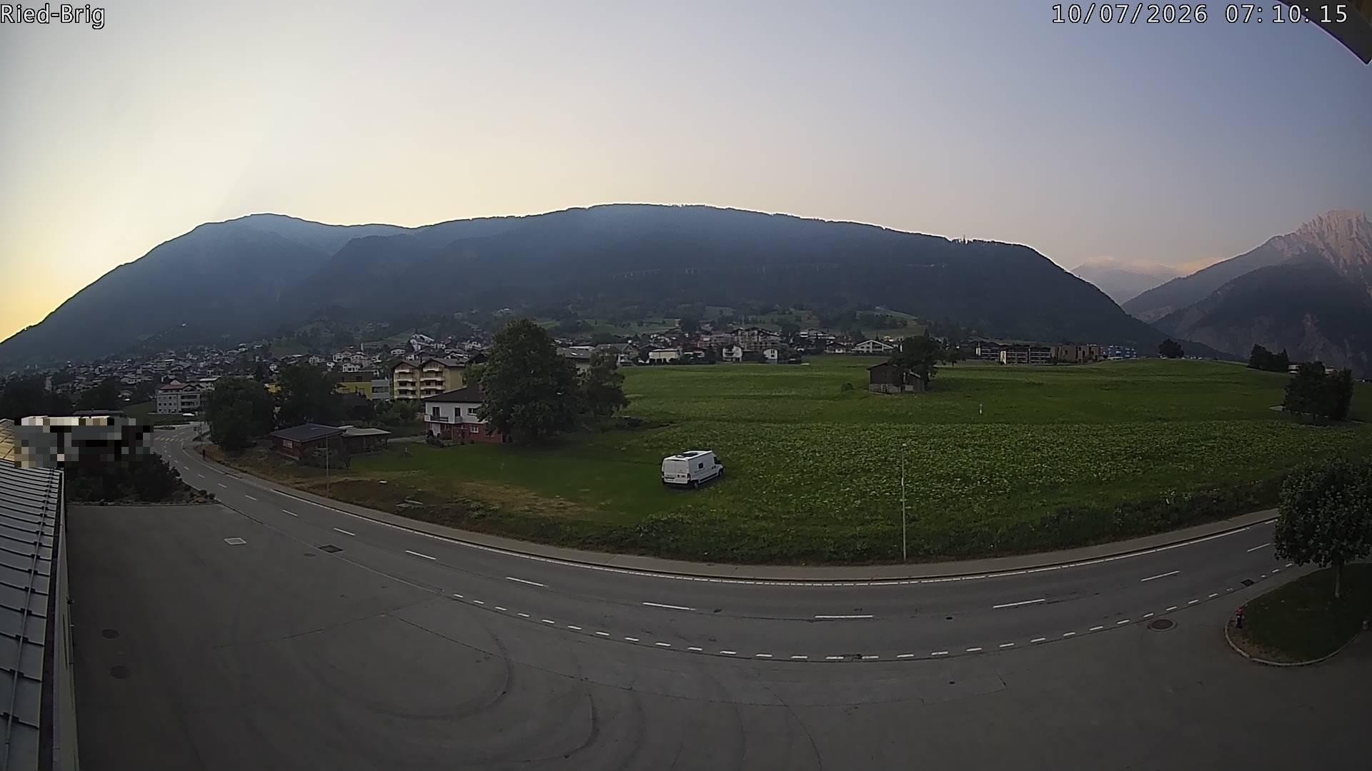 Archiv Foto Webcam Ried-Brig Süd