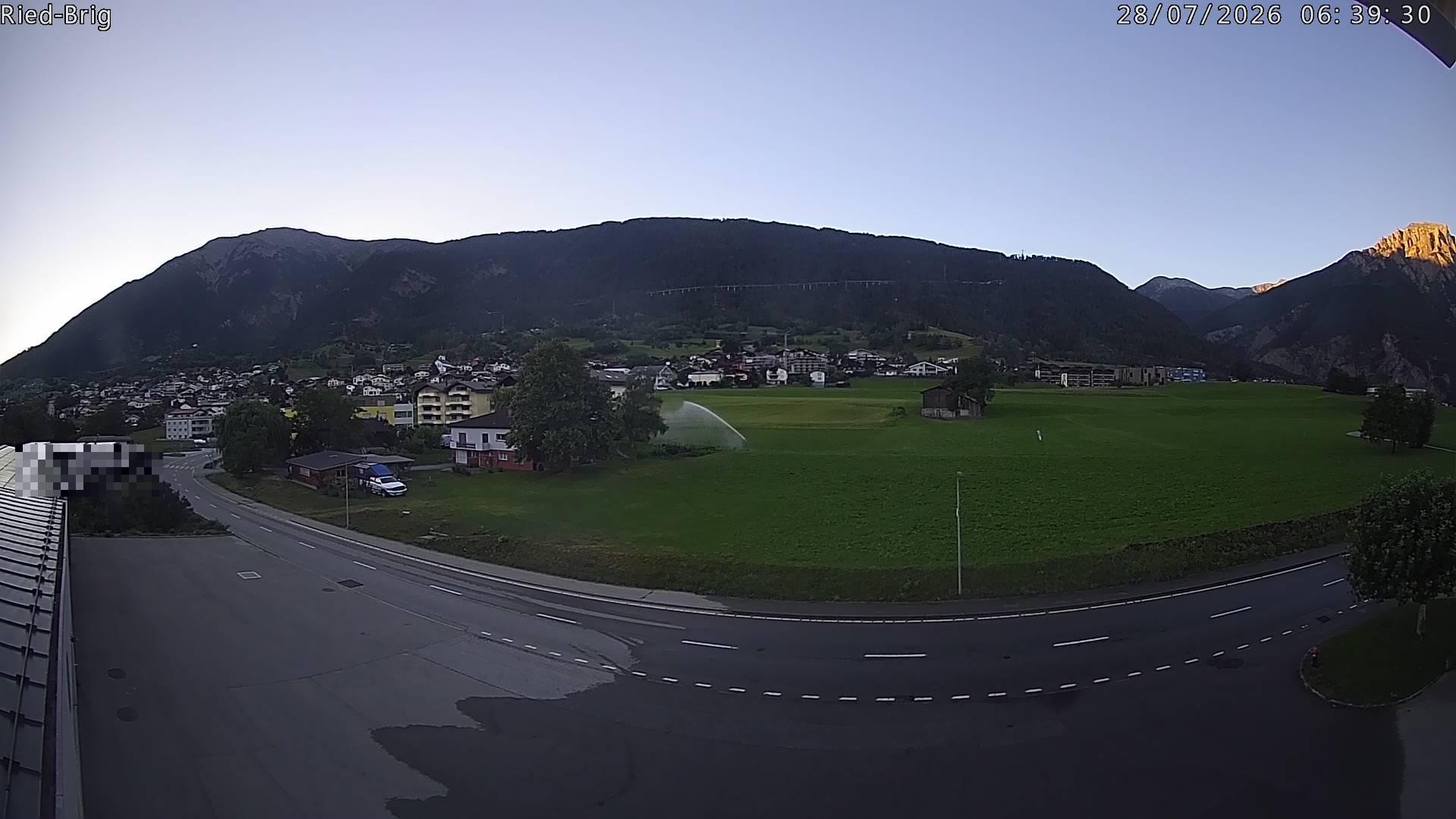 Archiv Foto Webcam Ried-Brig Süd