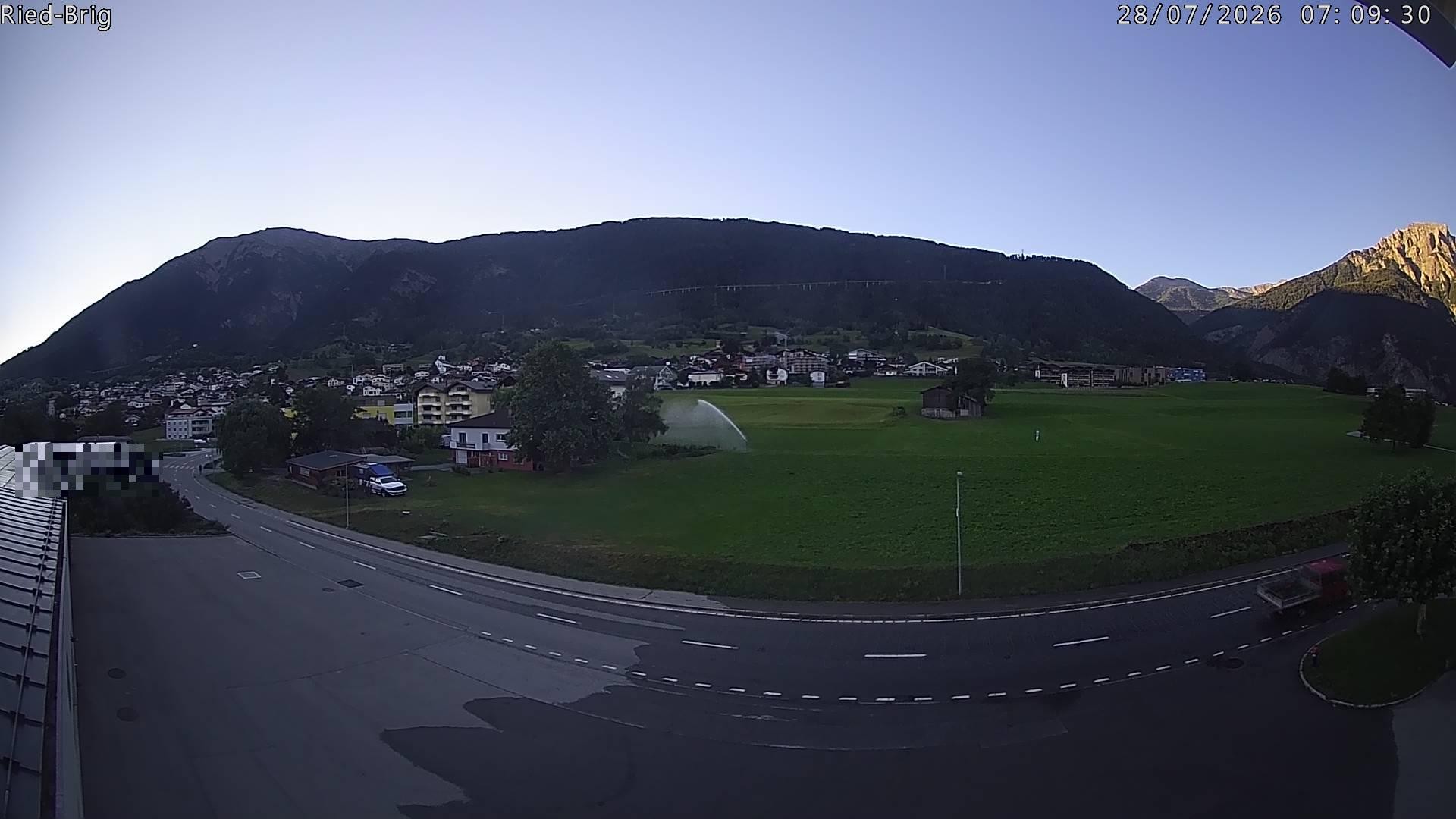 Archiv Foto Webcam Ried-Brig Süd