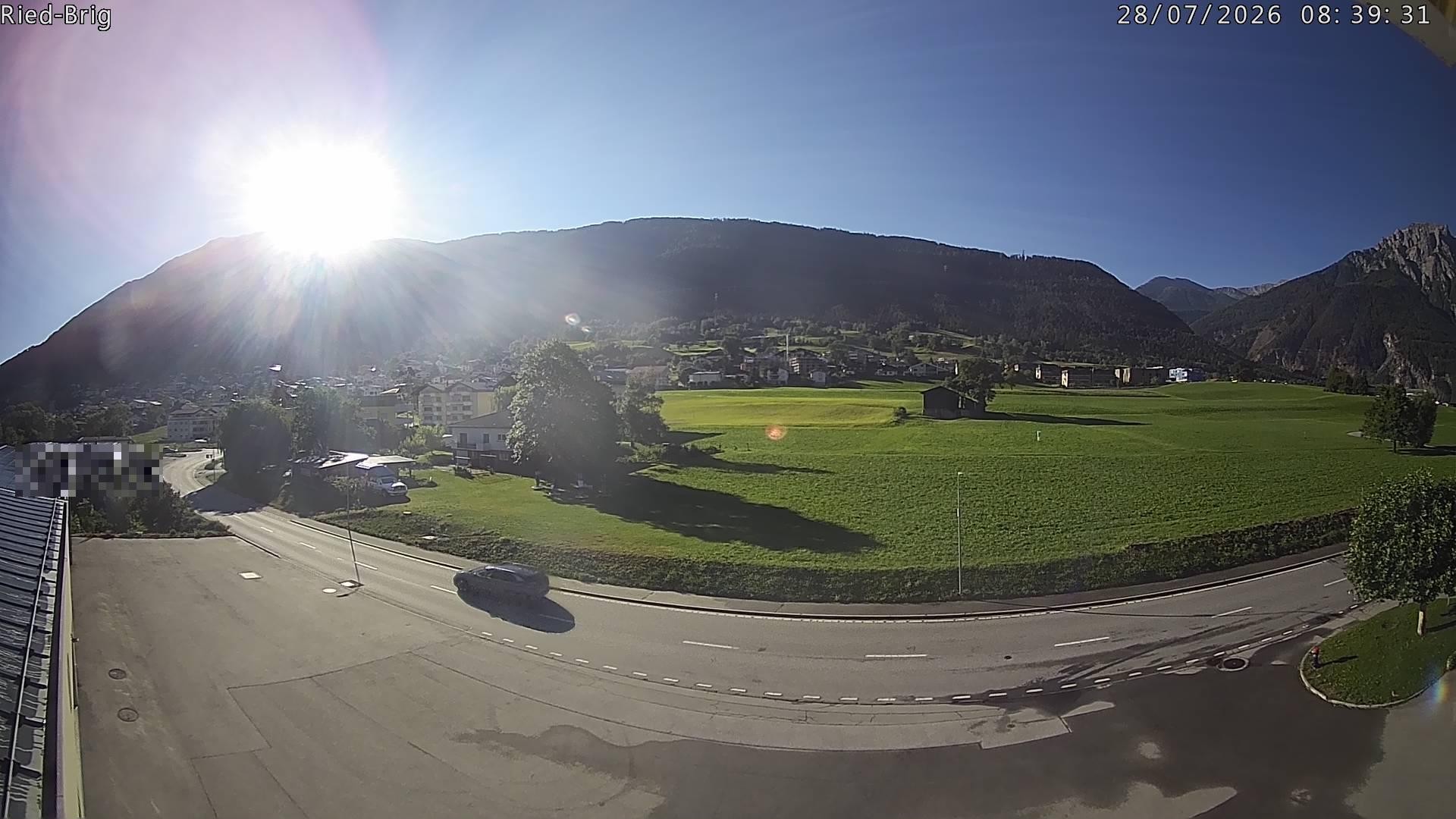 Archiv Foto Webcam Ried-Brig Süd