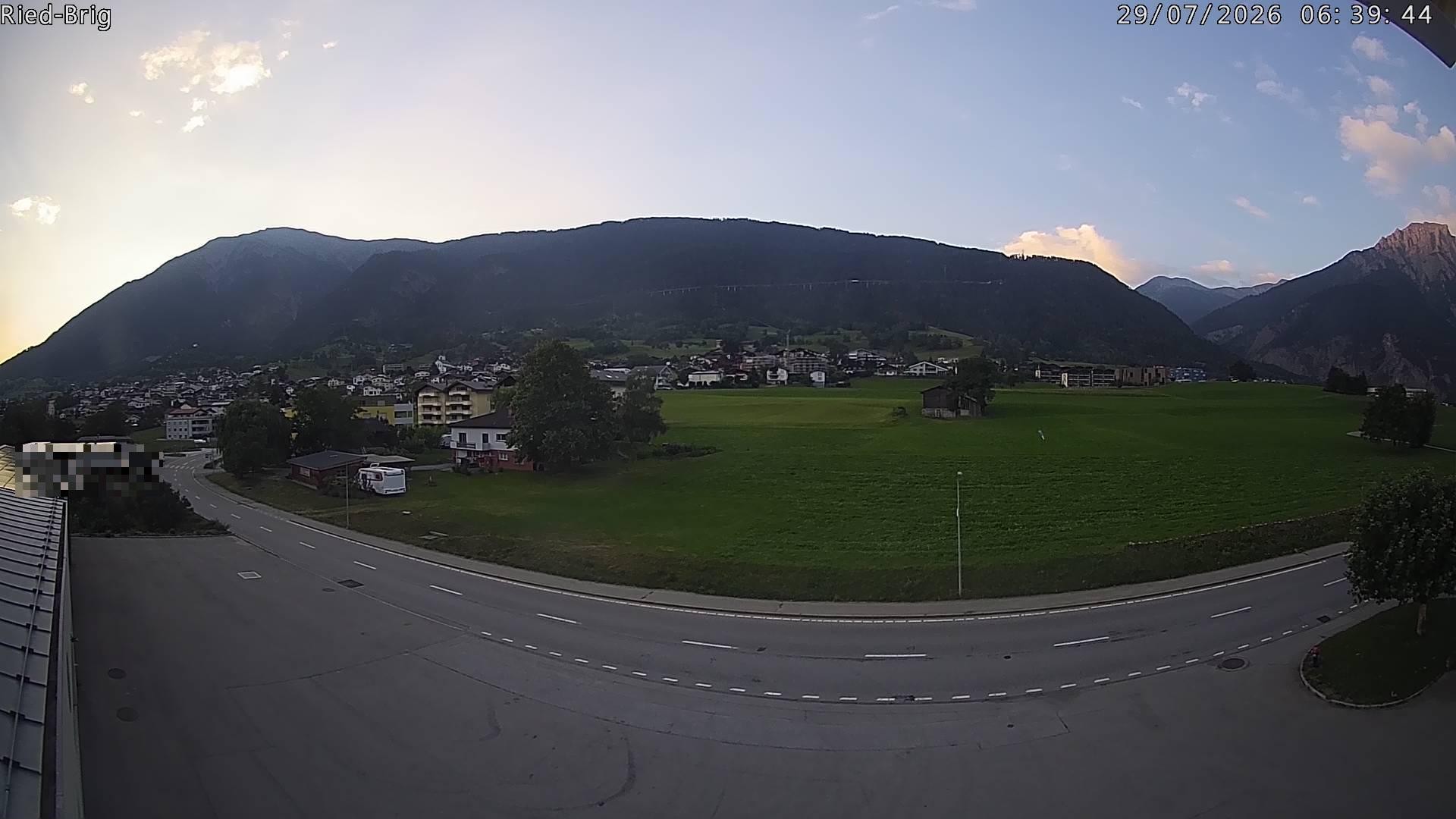 Archiv Foto Webcam Ried-Brig Süd