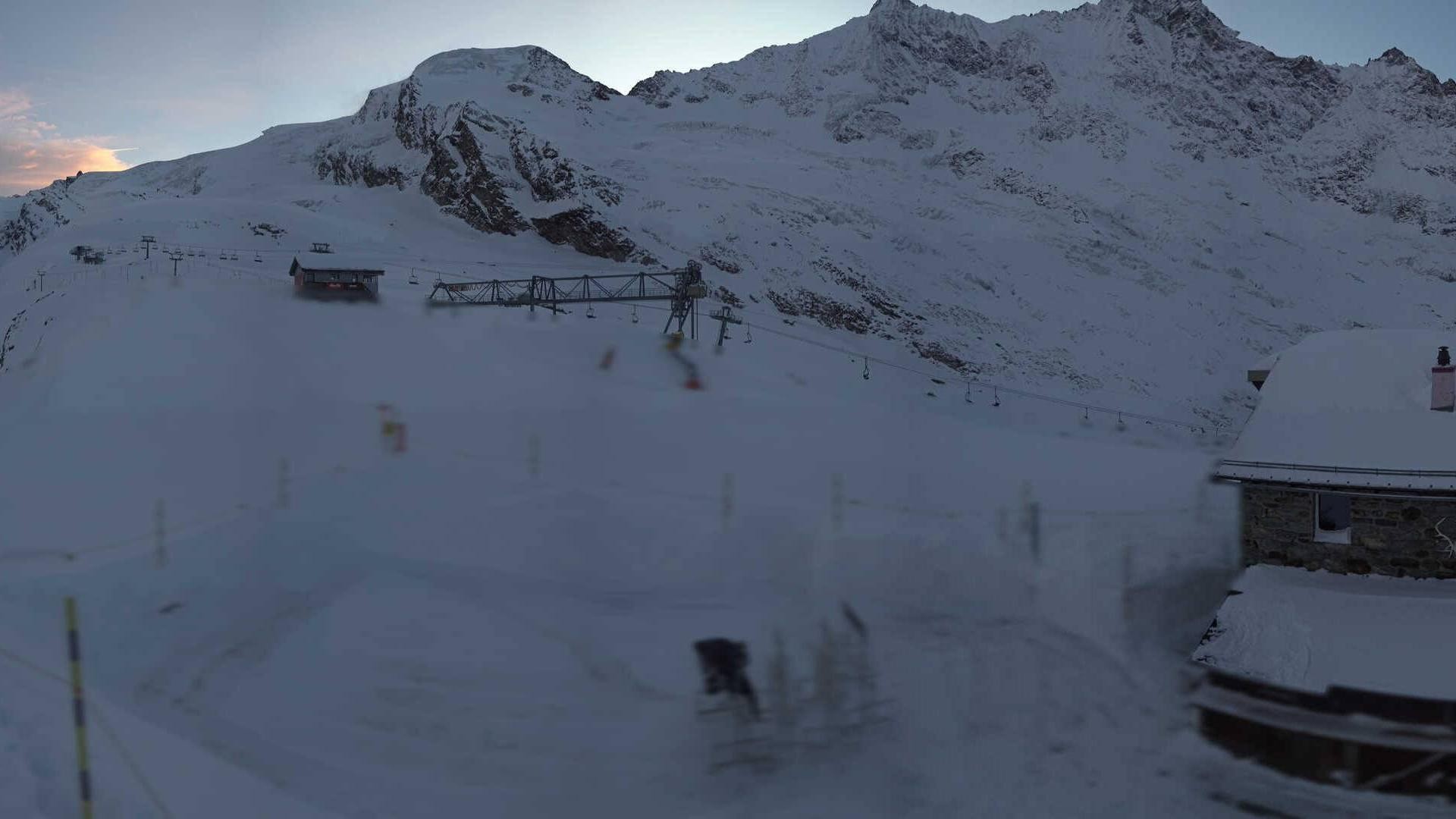 Archiv Foto Webcam Saas Fee - Längfluh Süd