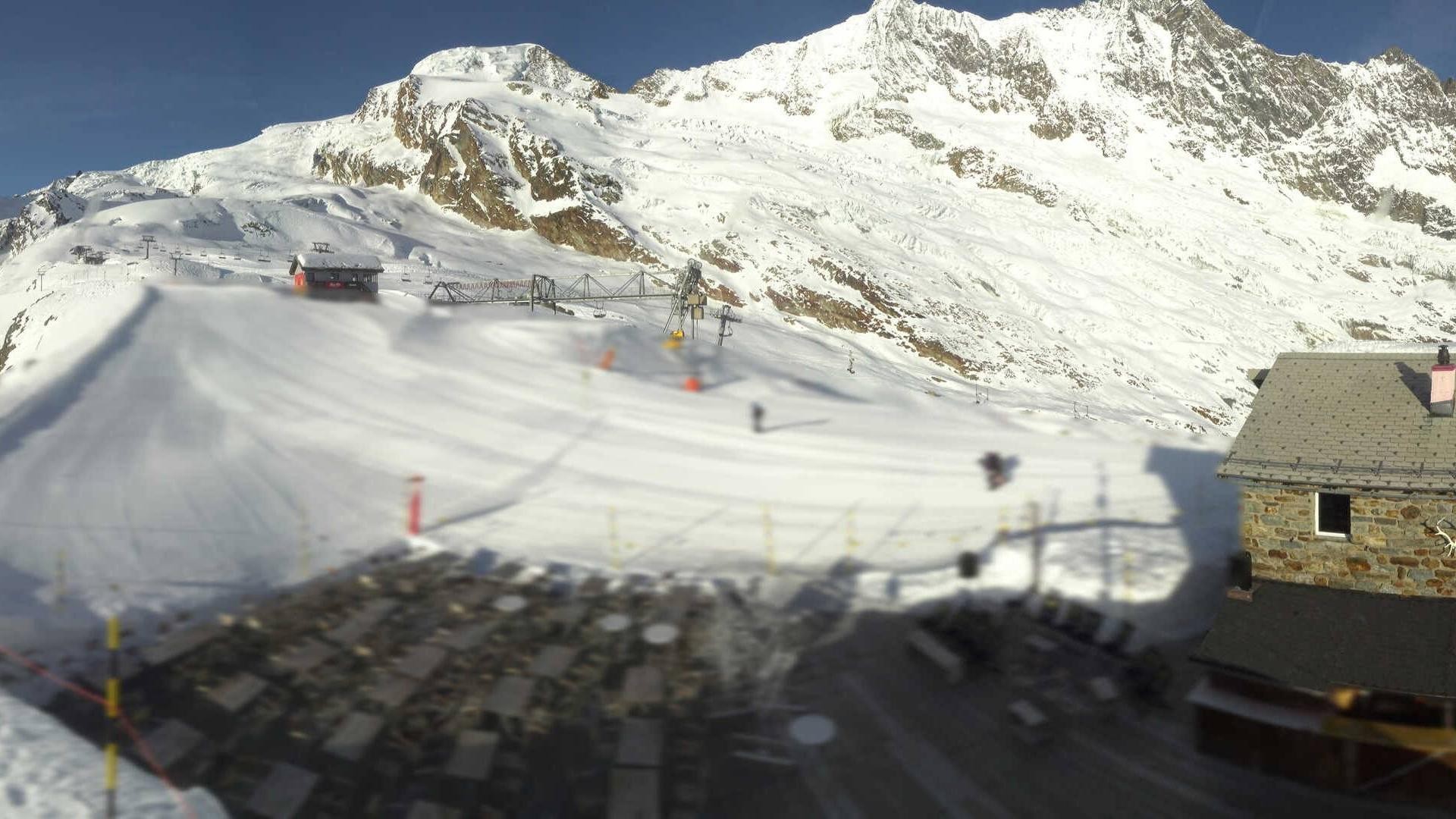 Archiv Foto Webcam Saas Fee - Längfluh Süd