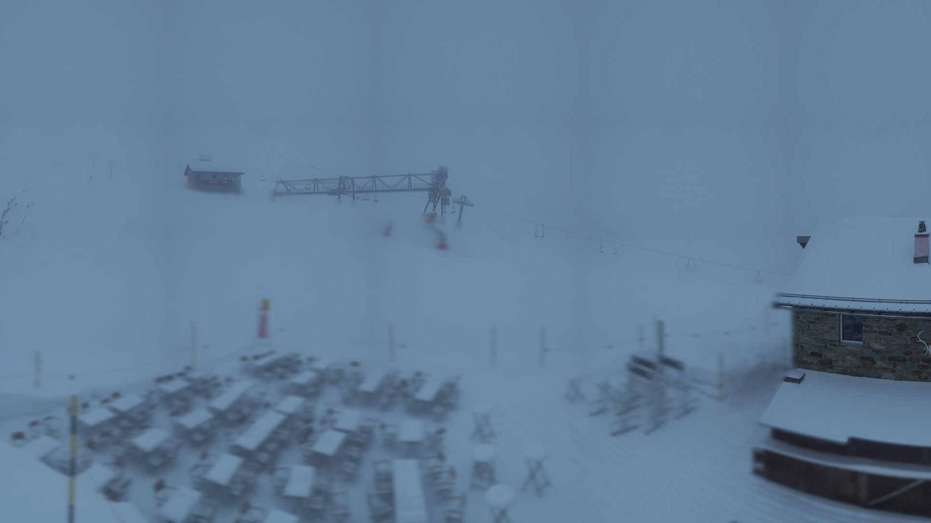 Archived image Webcam Saas Fee - Längfluh south