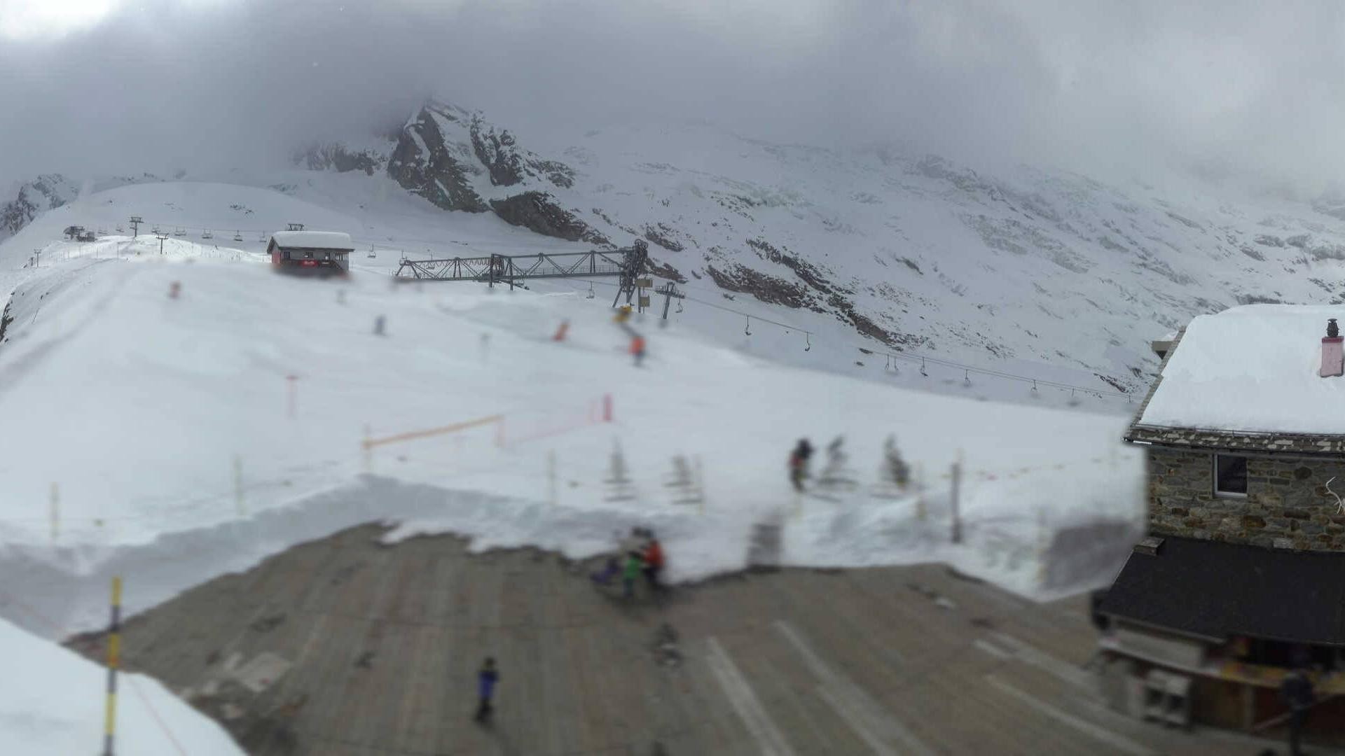 Archiv Foto Webcam Saas Fee - Längfluh Süd