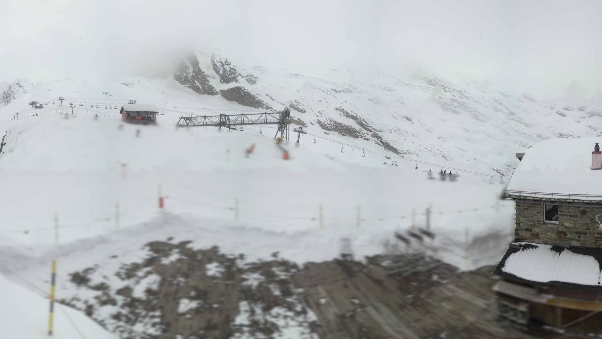 Archiv Foto Webcam Saas Fee - Längfluh Süd