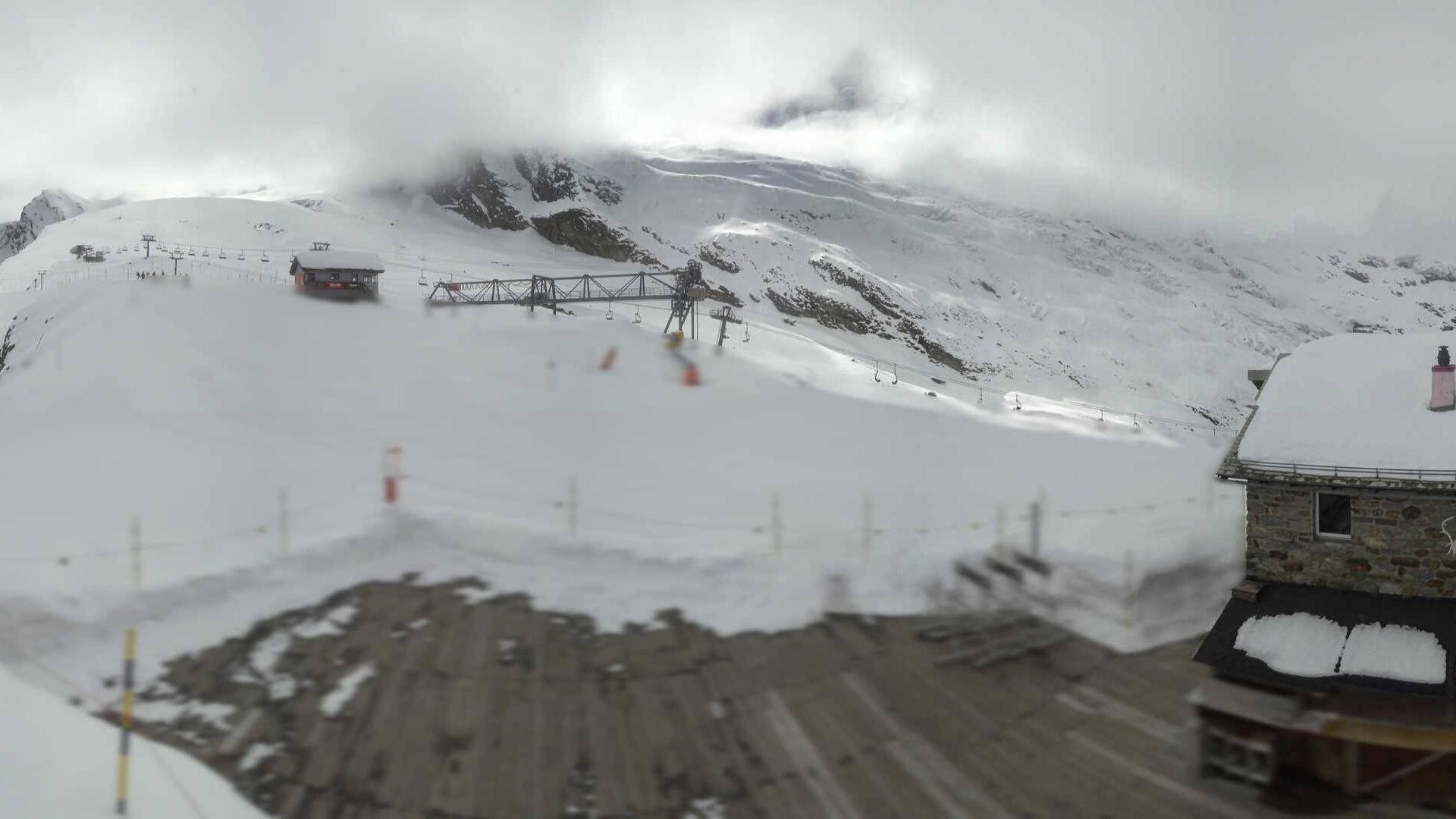 Archiv Foto Webcam Saas Fee - Längfluh Süd
