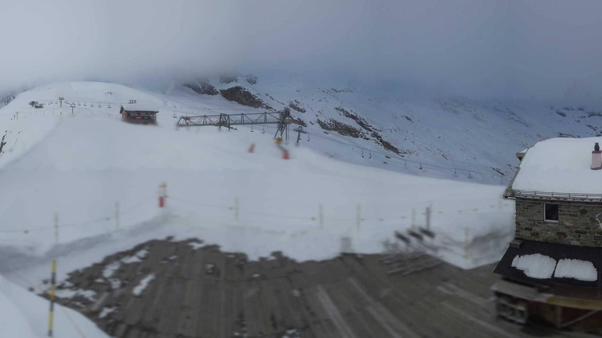 Archiv Foto Webcam Saas Fee - Längfluh Süd