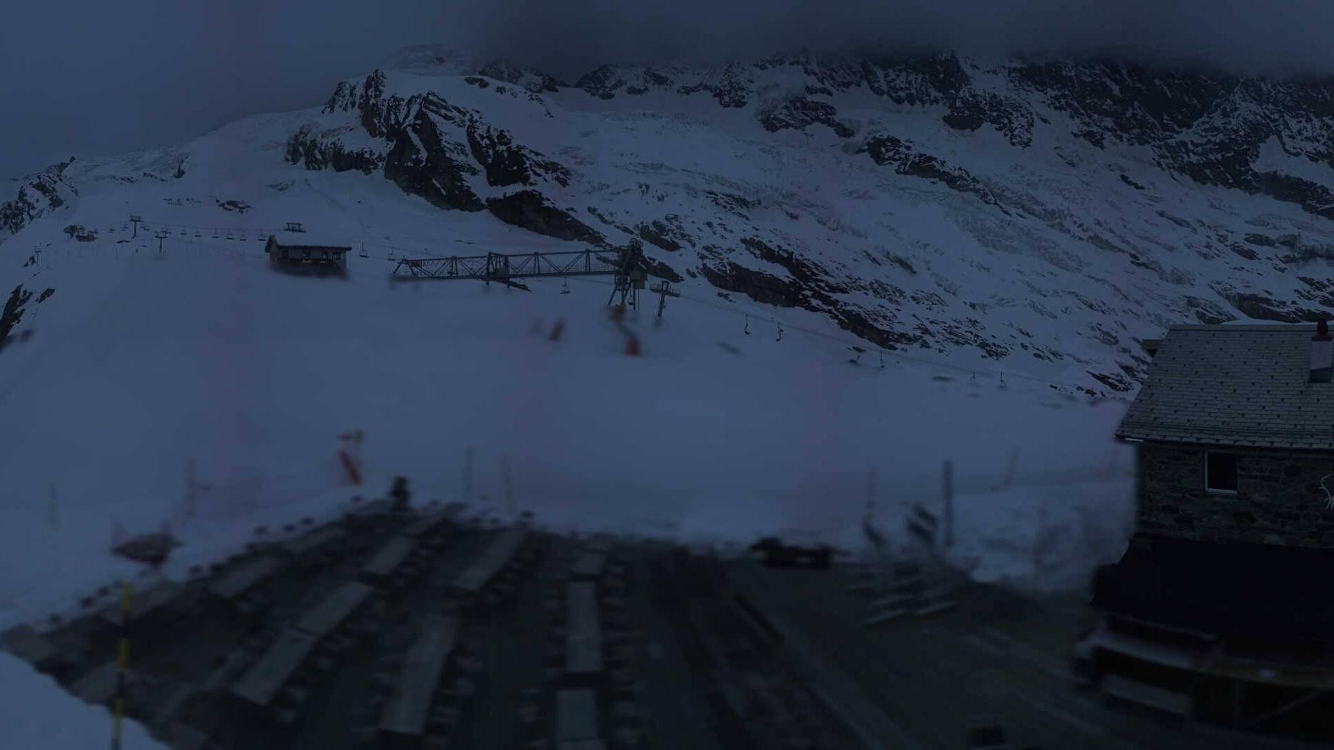 Archiv Foto Webcam Saas Fee - Längfluh Süd