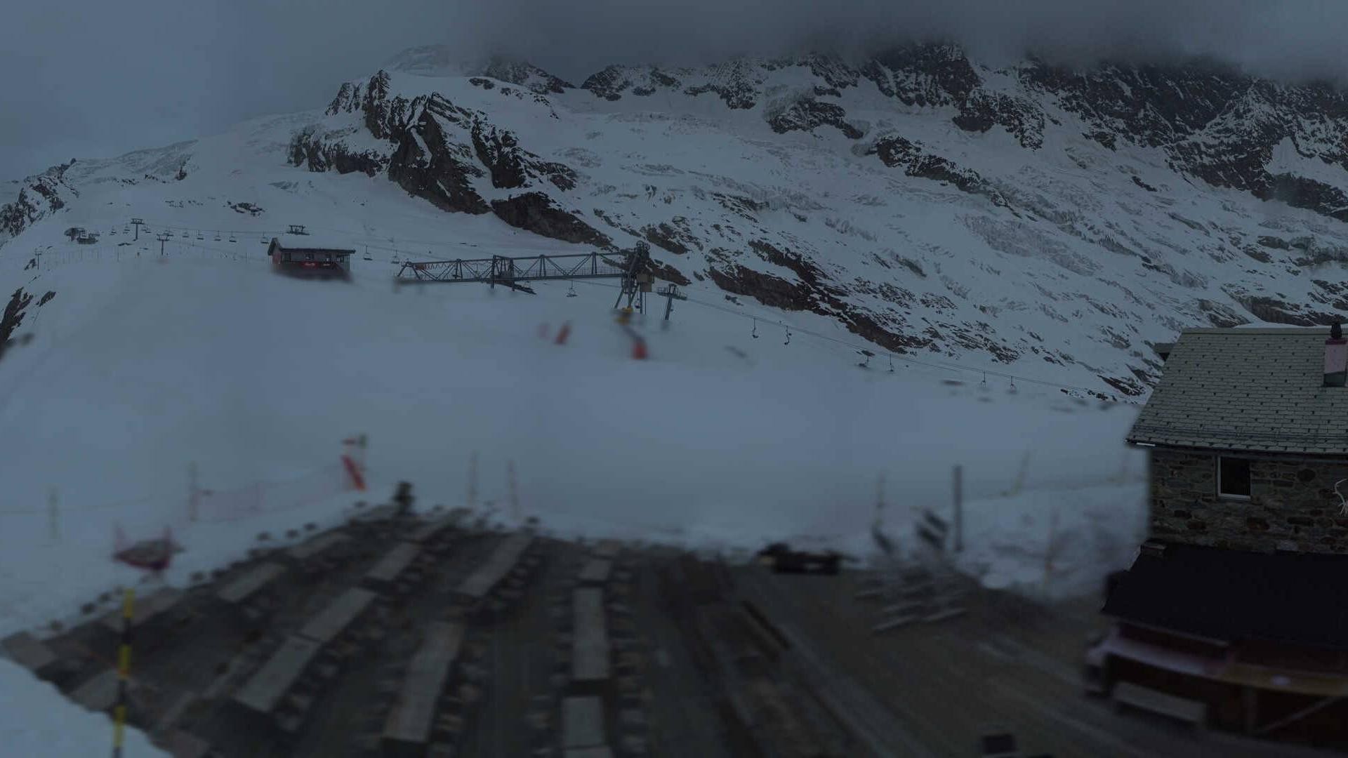 Archiv Foto Webcam Saas Fee - Längfluh Süd