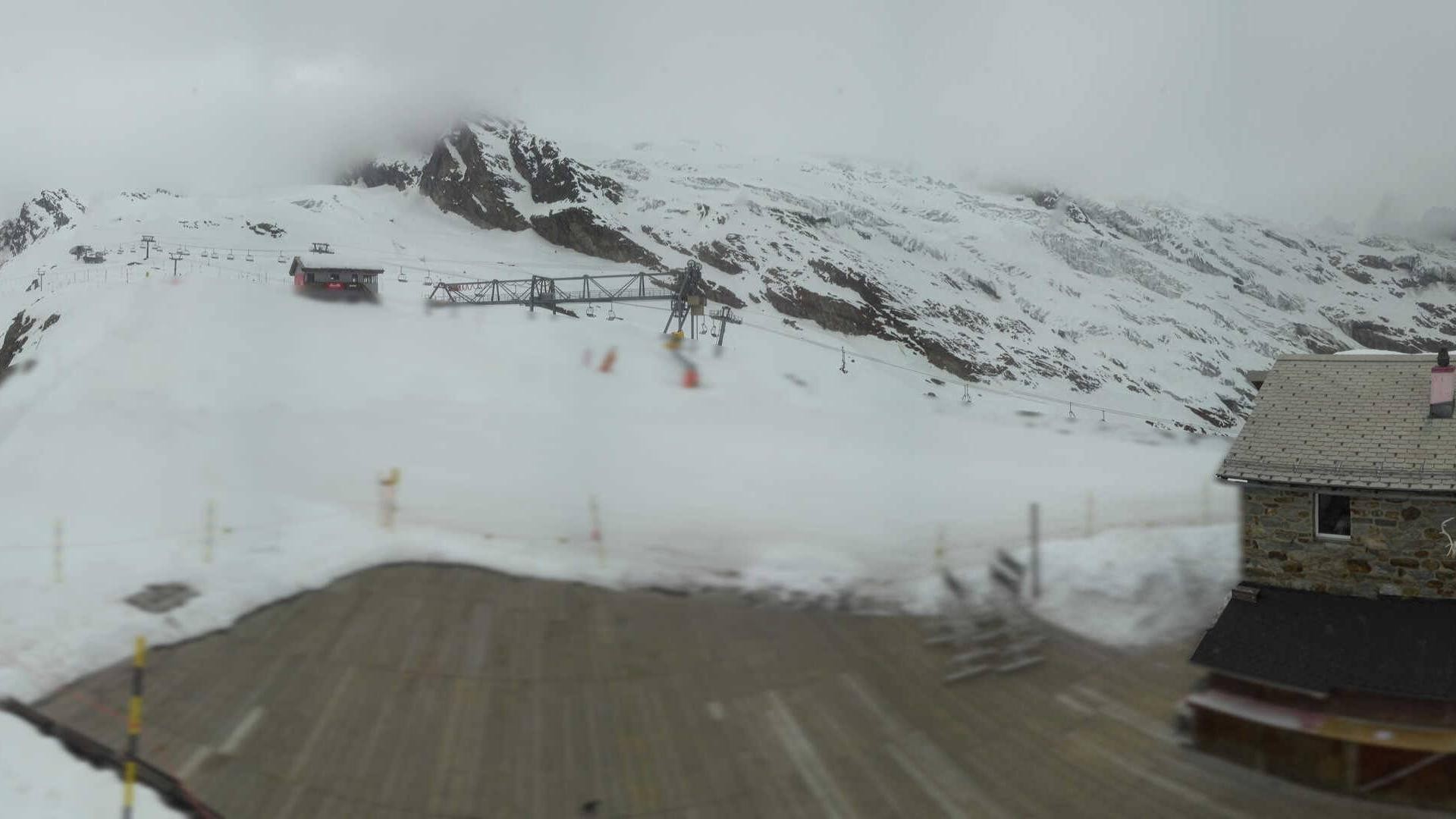 Archiv Foto Webcam Saas Fee - Längfluh Süd