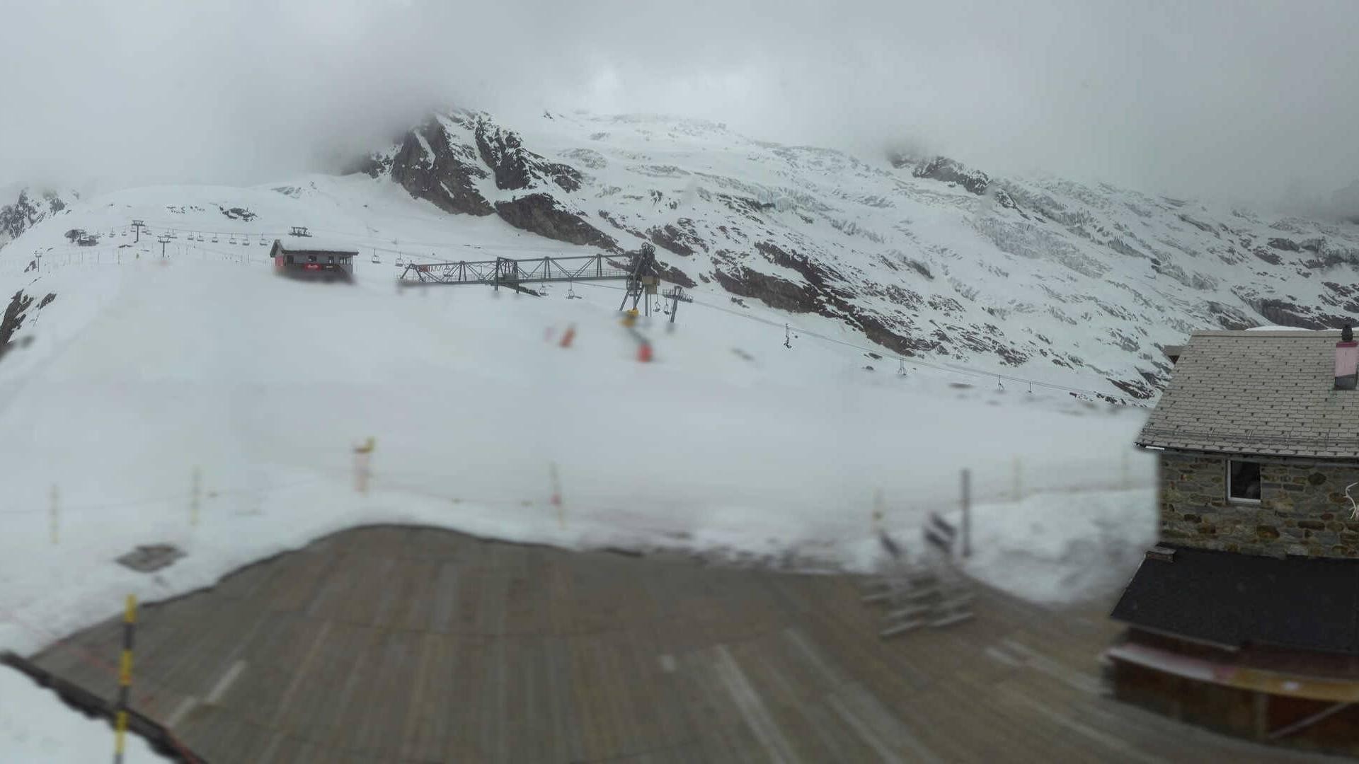 Archiv Foto Webcam Saas Fee - Längfluh Süd