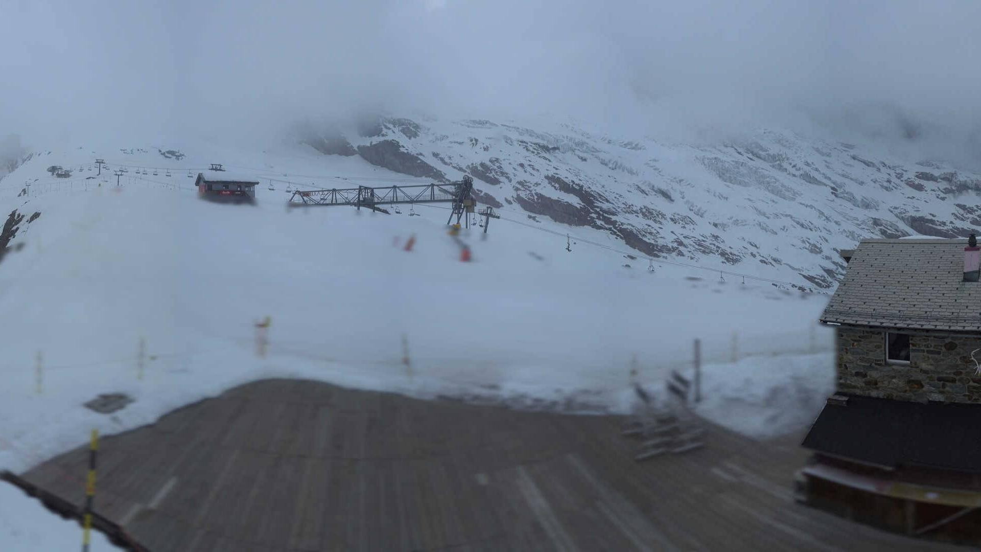 Archiv Foto Webcam Saas Fee - Längfluh Süd
