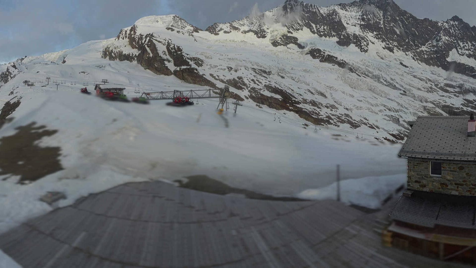 Archiv Foto Webcam Saas Fee - Längfluh Süd