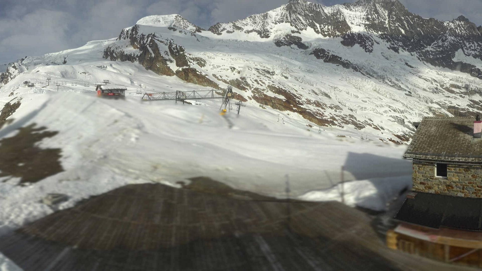 Archiv Foto Webcam Saas Fee - Längfluh Süd