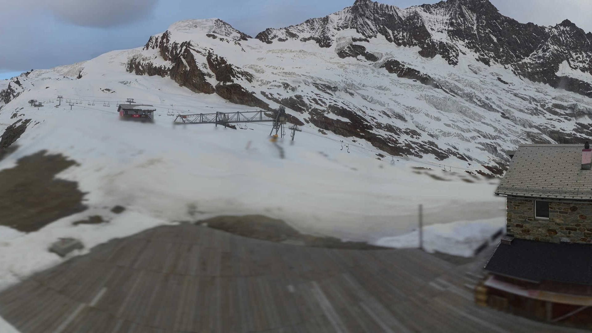 Archiv Foto Webcam Saas Fee - Längfluh Süd