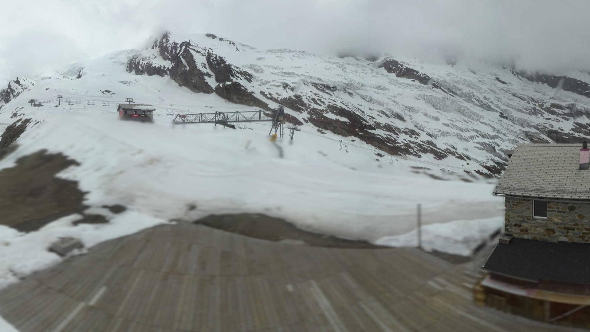Archiv Foto Webcam Saas Fee - Längfluh Süd