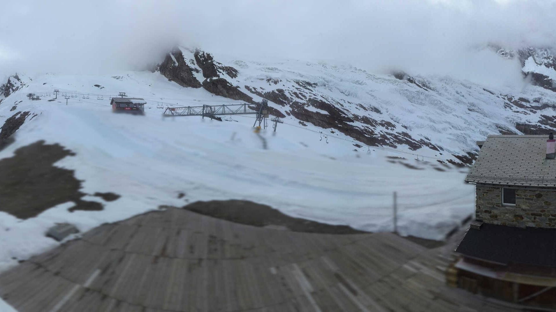Archiv Foto Webcam Saas Fee - Längfluh Süd