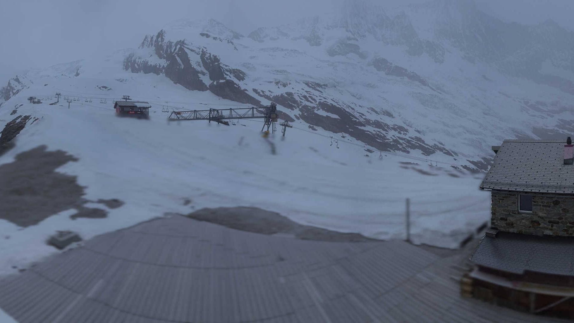 Archiv Foto Webcam Saas Fee - Längfluh Süd