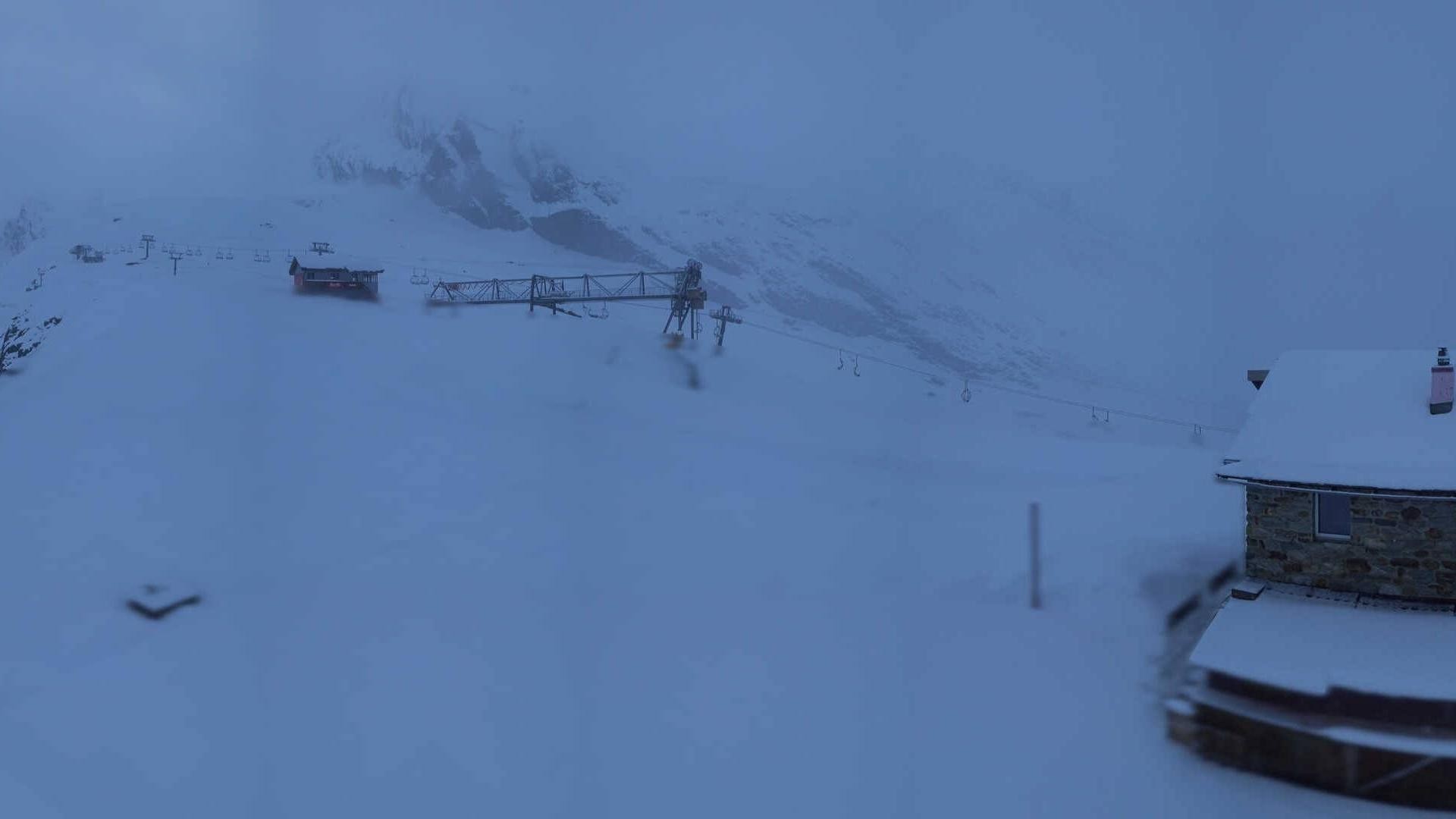 Archiv Foto Webcam Saas Fee - Längfluh Süd