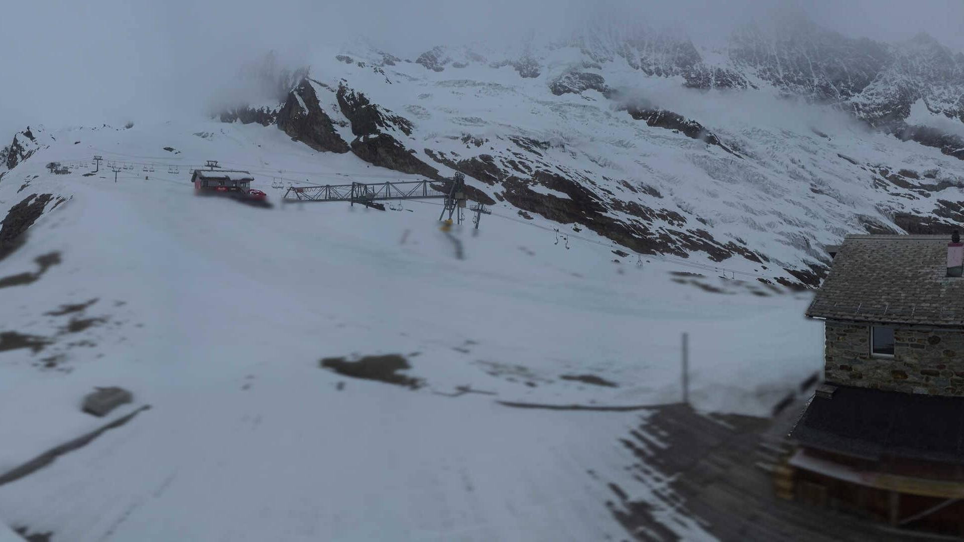 Archiv Foto Webcam Saas Fee - Längfluh Süd