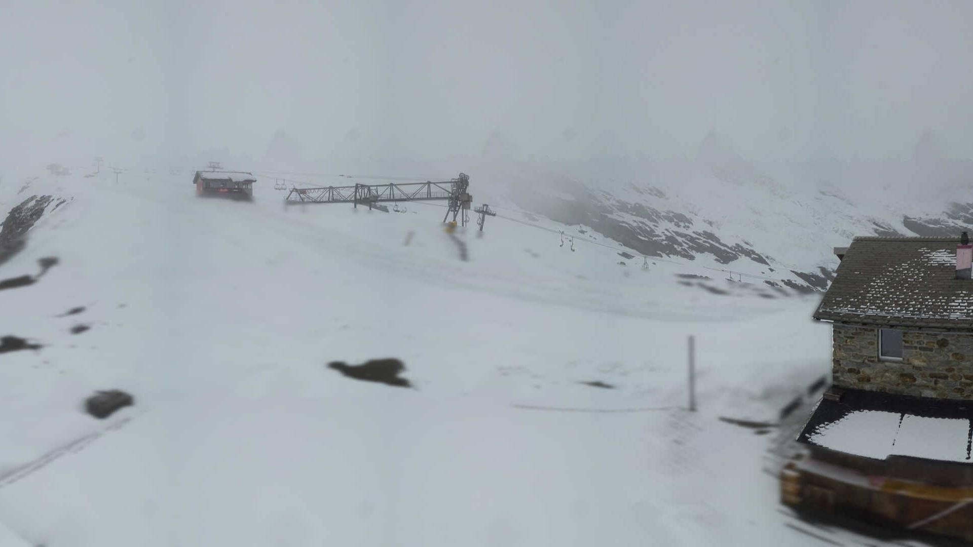 Archiv Foto Webcam Saas Fee - Längfluh Süd