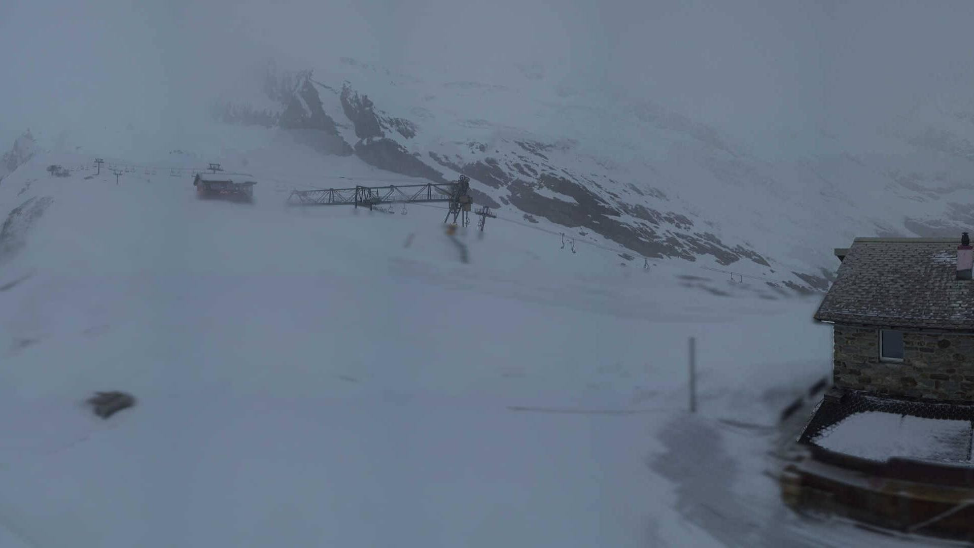 Archiv Foto Webcam Saas Fee - Längfluh Süd