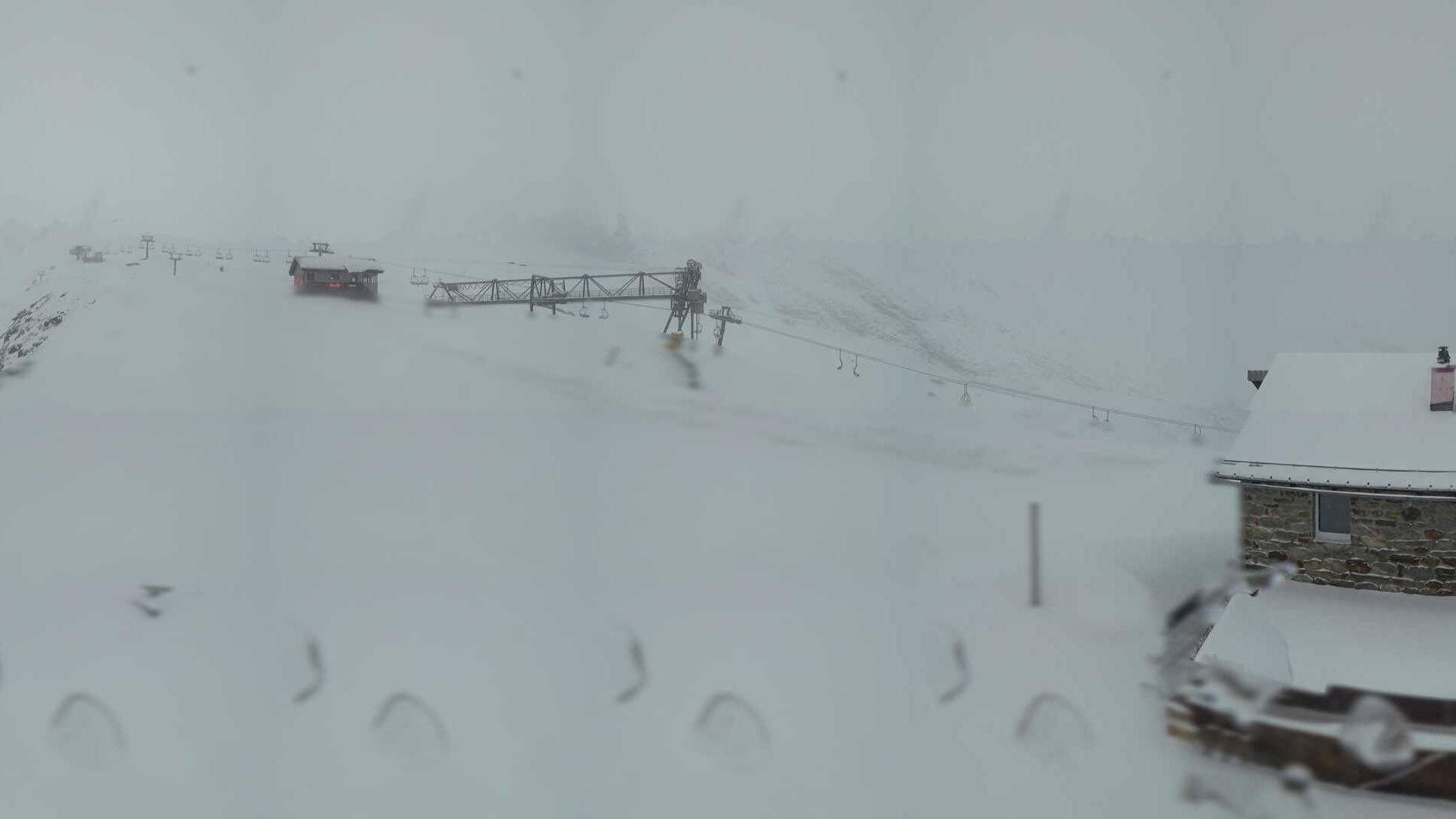 Archived image Webcam Saas Fee - Längfluh south