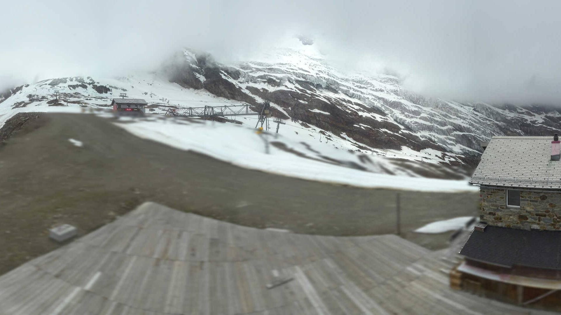 Archiv Foto Webcam Saas Fee - Längfluh Süd