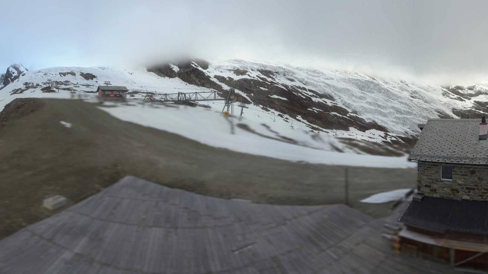 Archiv Foto Webcam Saas Fee - Längfluh Süd