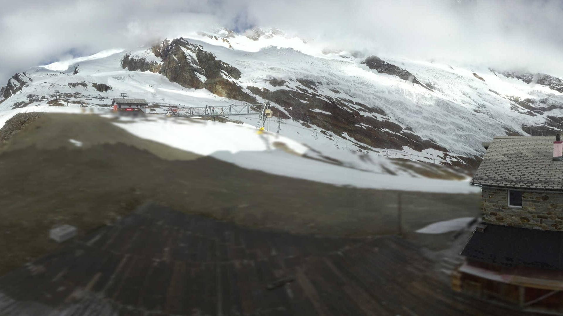 Archiv Foto Webcam Saas Fee - Längfluh Süd