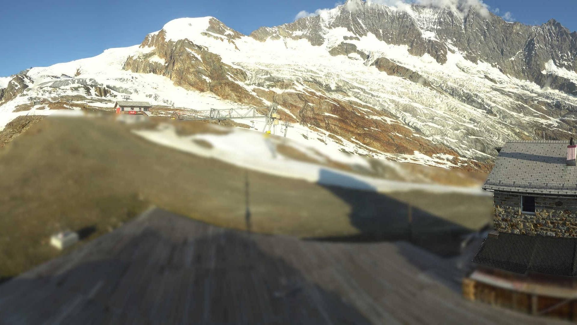 Archiv Foto Webcam Saas Fee - Längfluh Süd