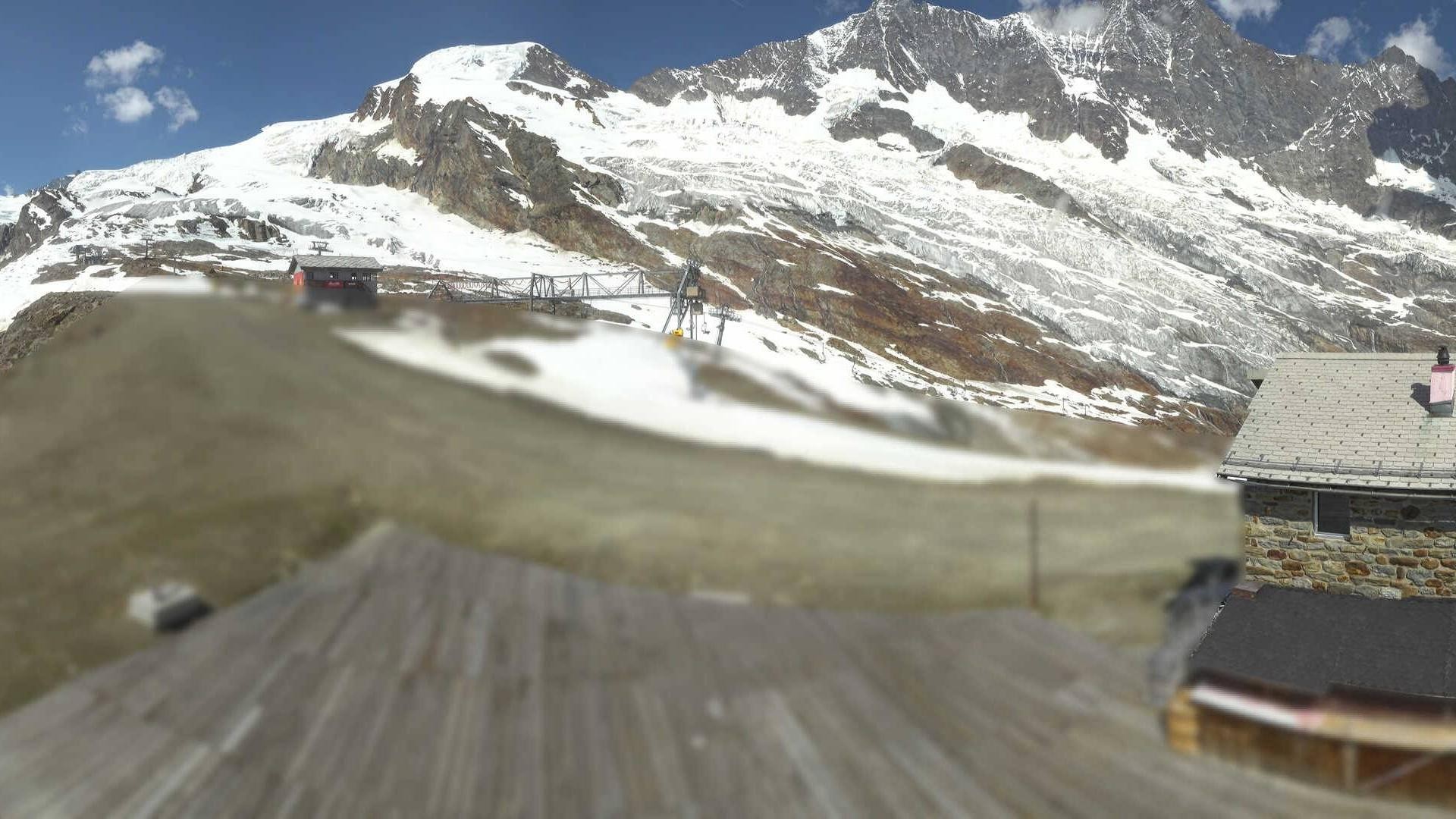 Archiv Foto Webcam Saas Fee - Längfluh Süd