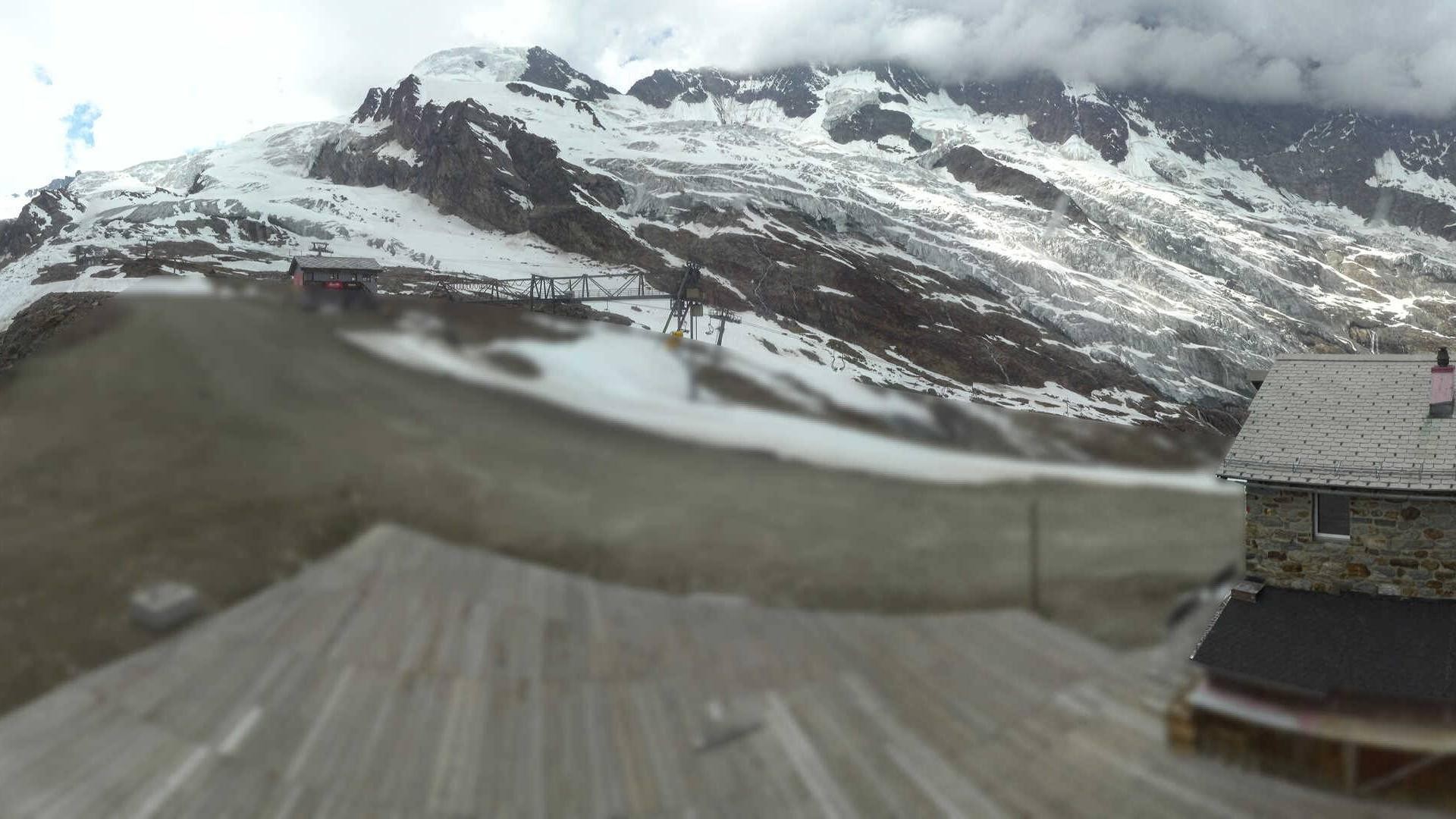 Archiv Foto Webcam Saas Fee - Längfluh Süd