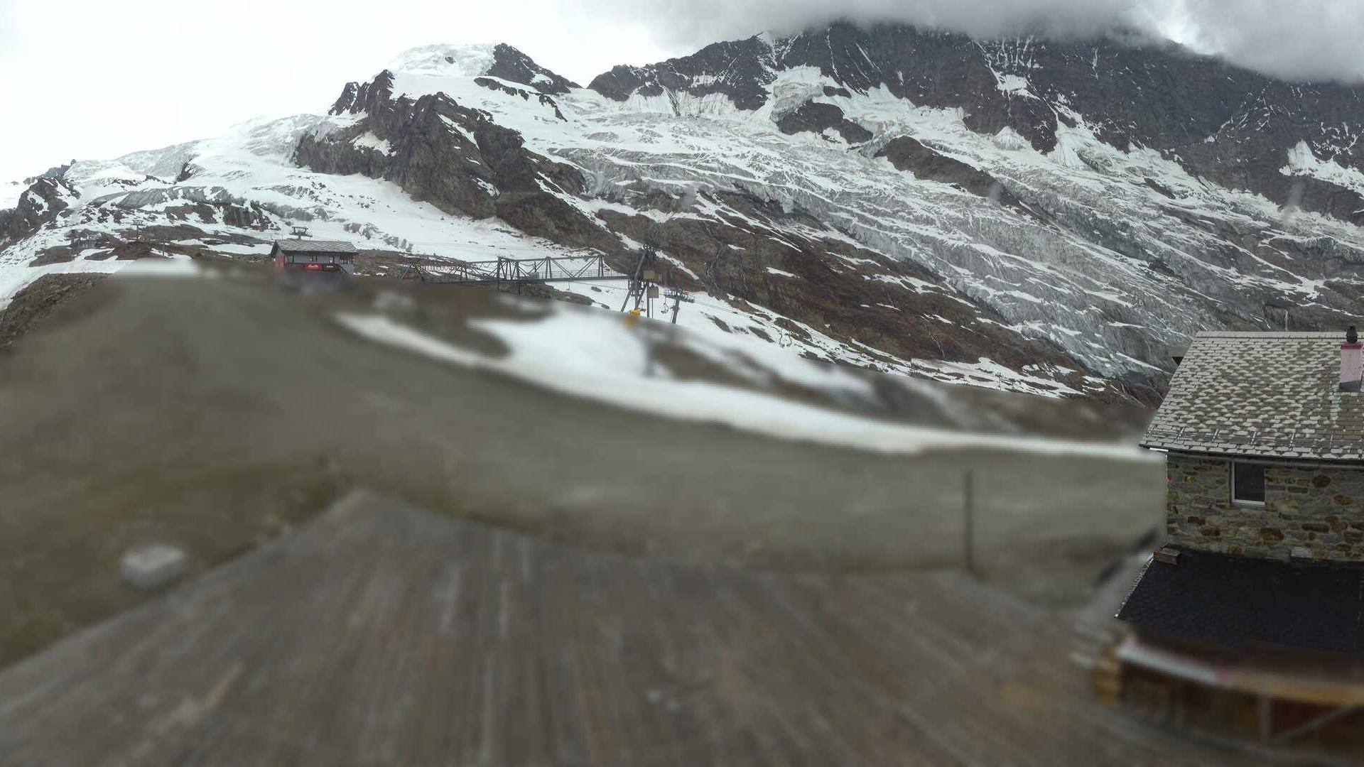 Archiv Foto Webcam Saas Fee - Längfluh Süd