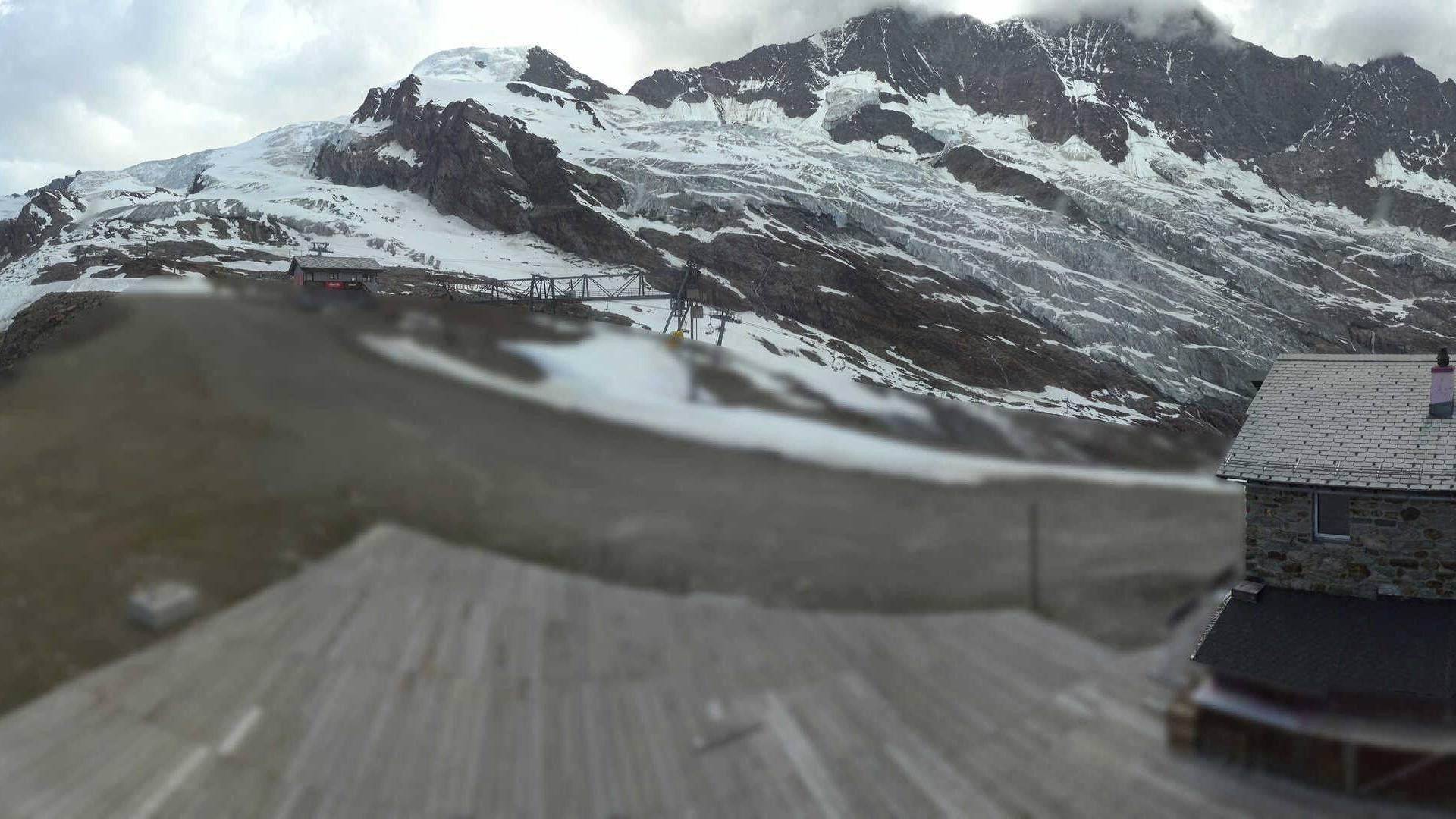 Archiv Foto Webcam Saas Fee - Längfluh Süd