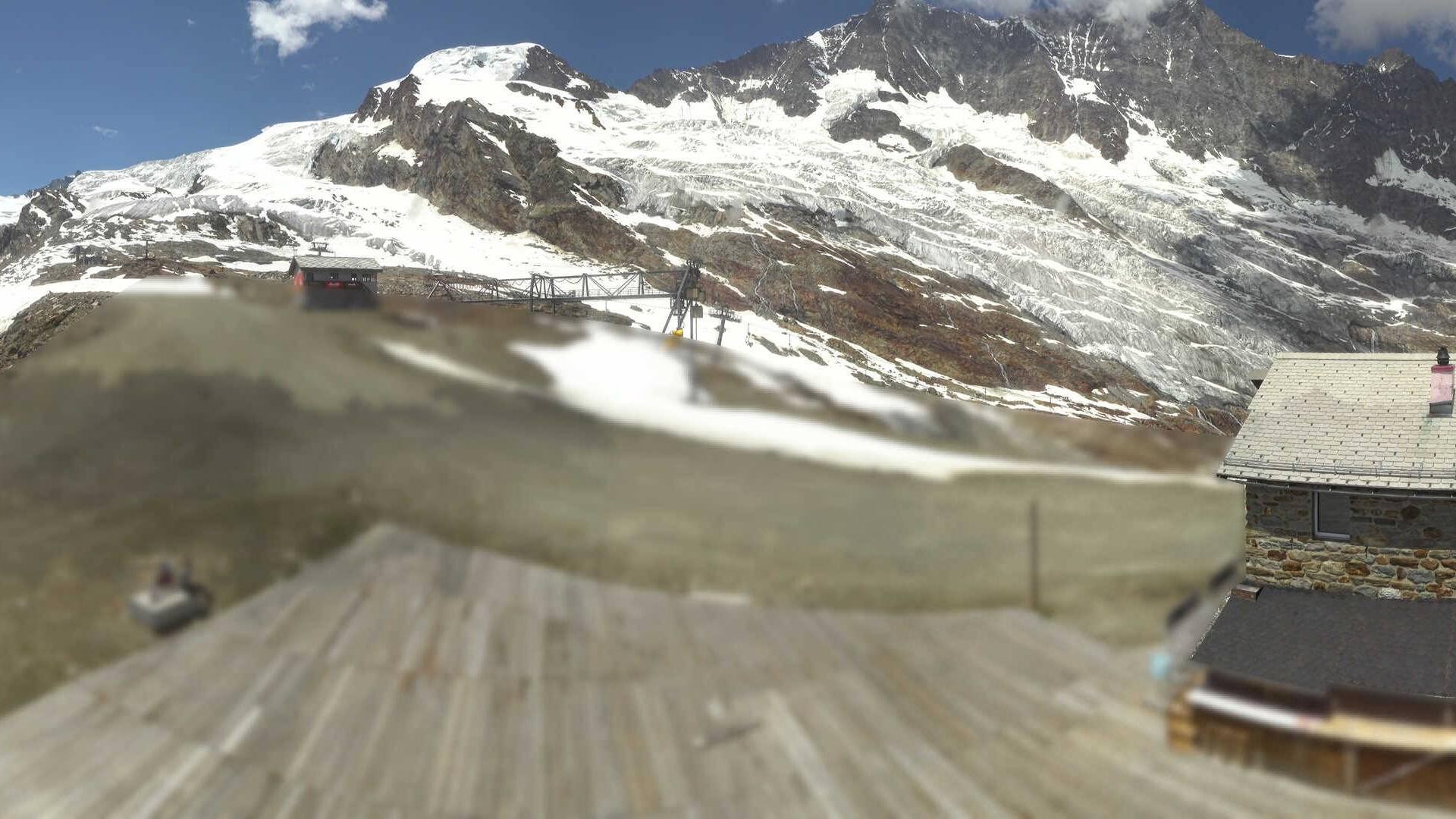 Archiv Foto Webcam Saas Fee - Längfluh Süd