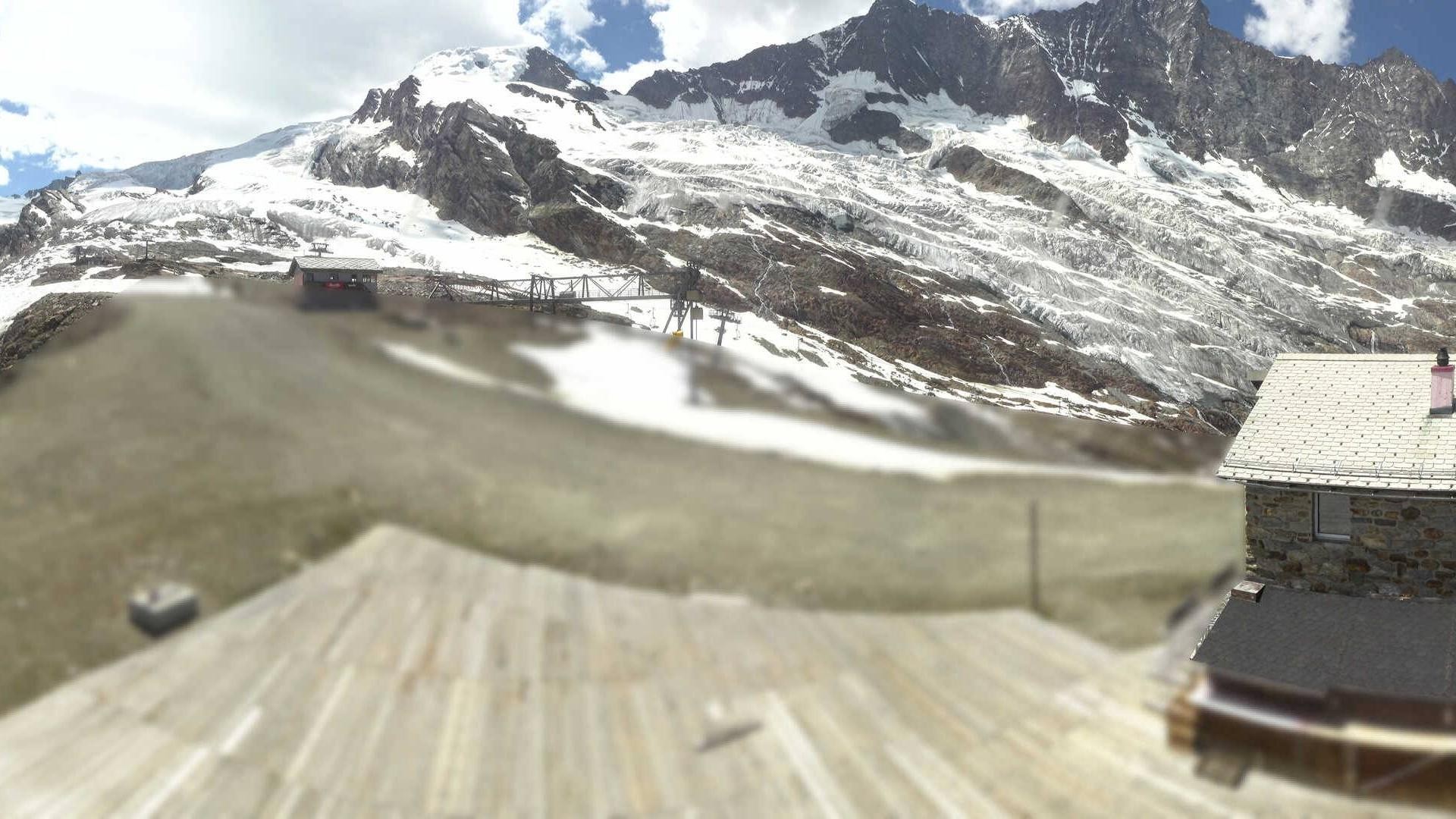 Archiv Foto Webcam Saas Fee - Längfluh Süd